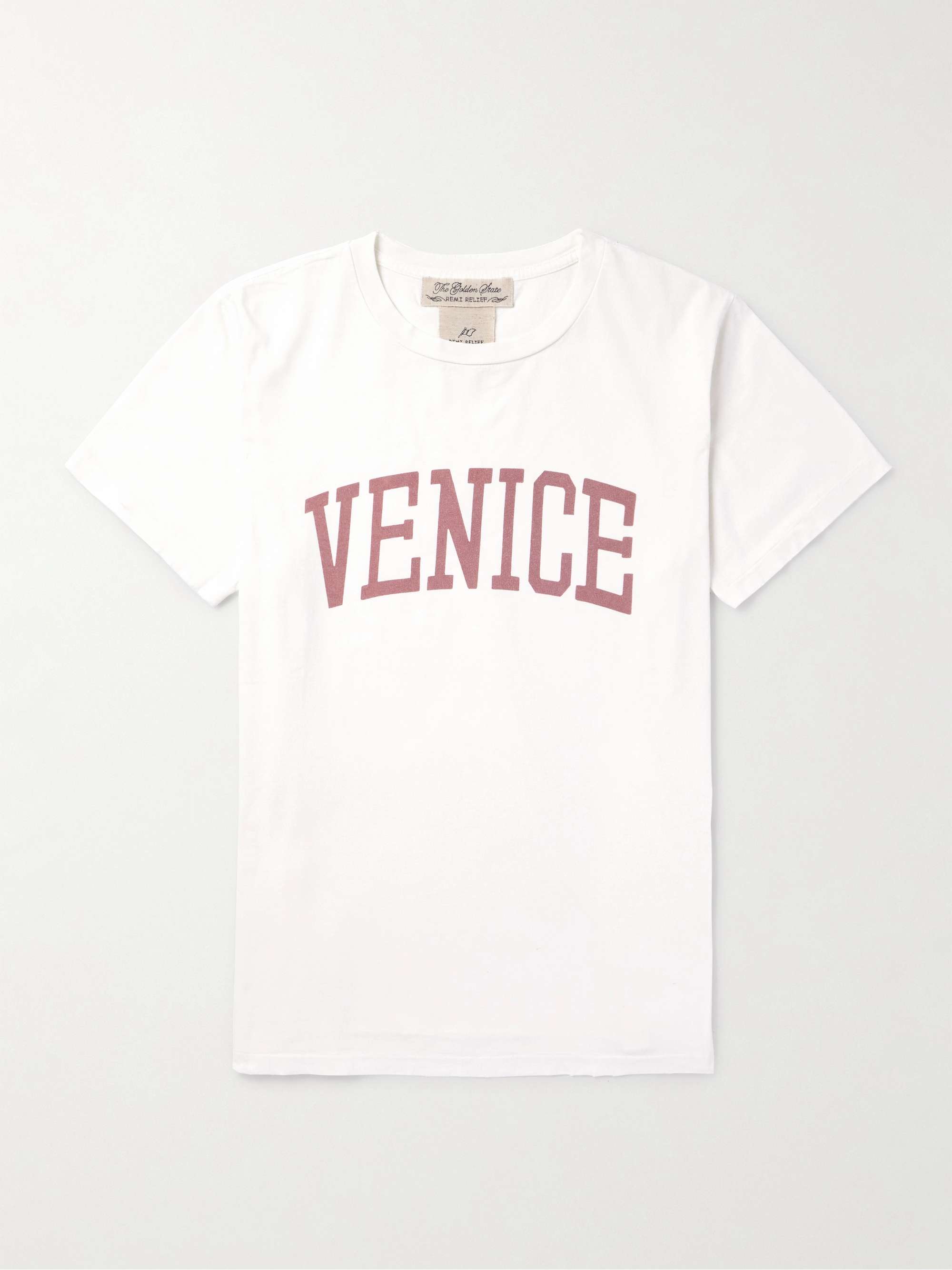 Venice Printed Cotton-Jersey T-Shirt view