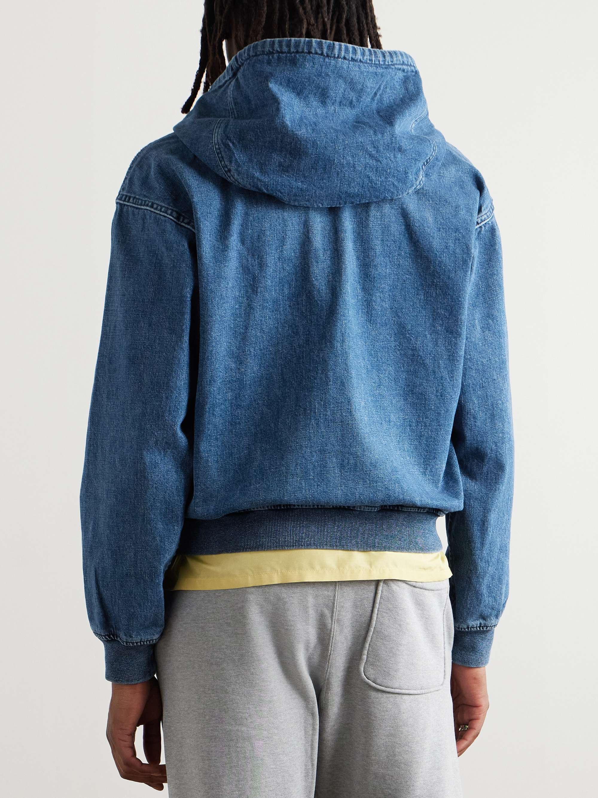 Denim Hooded Jacket view
