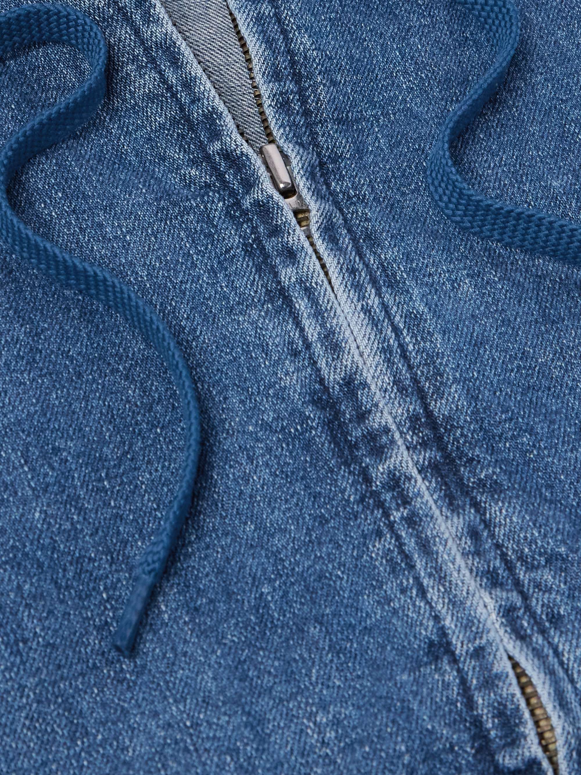 Denim Hooded Jacket view