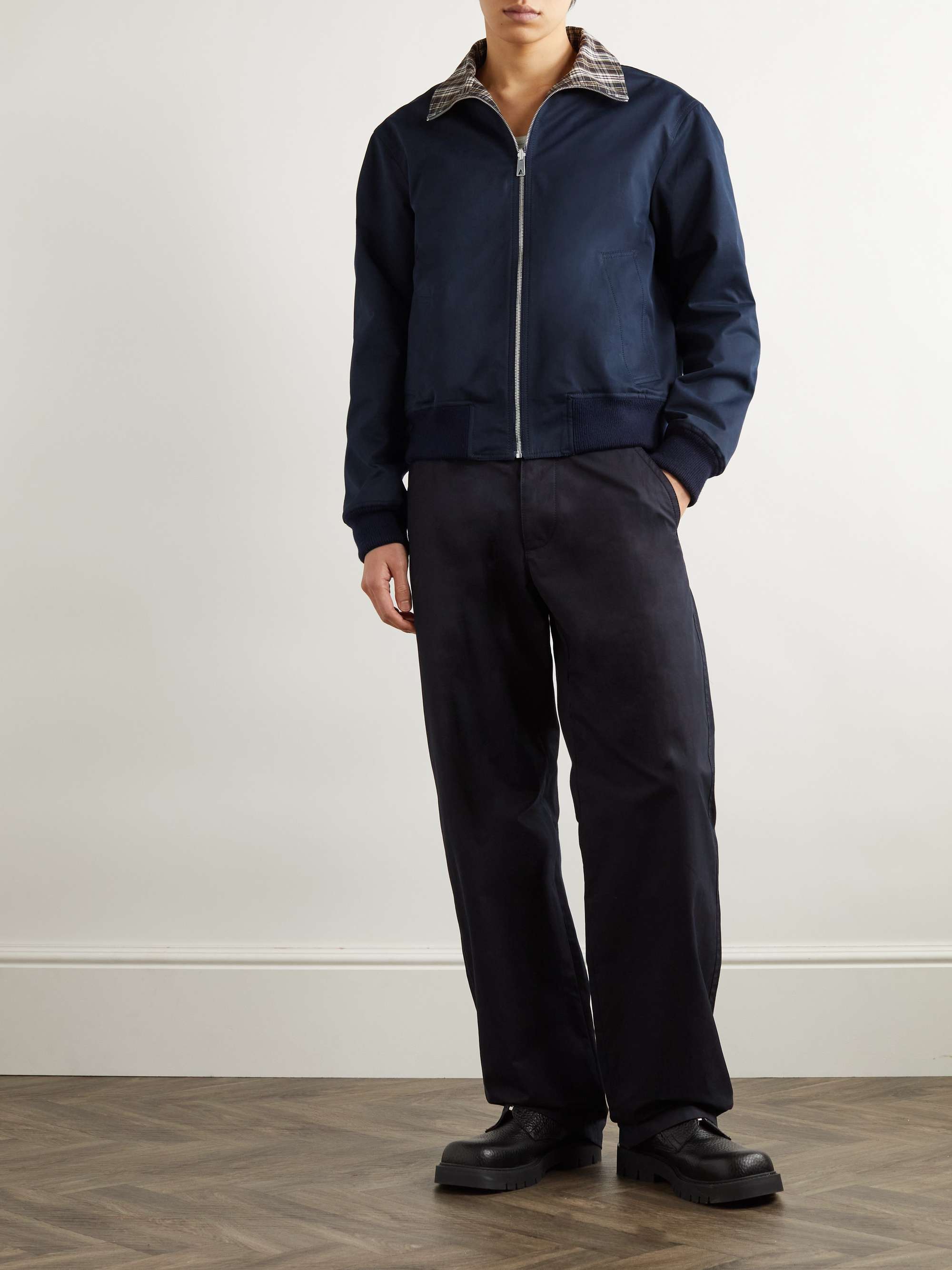 Reversible Cotton-Drill Blouson Jacket view