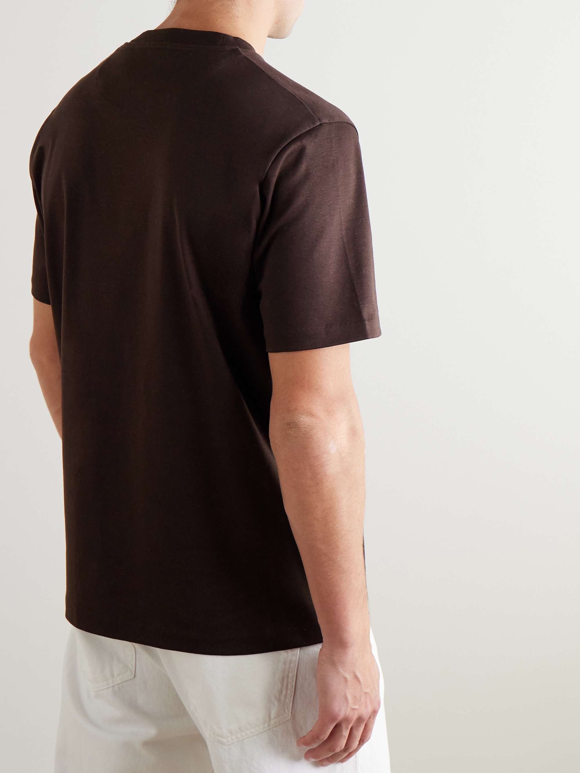 Mercerised Cotton-Jersey T-Shirt view