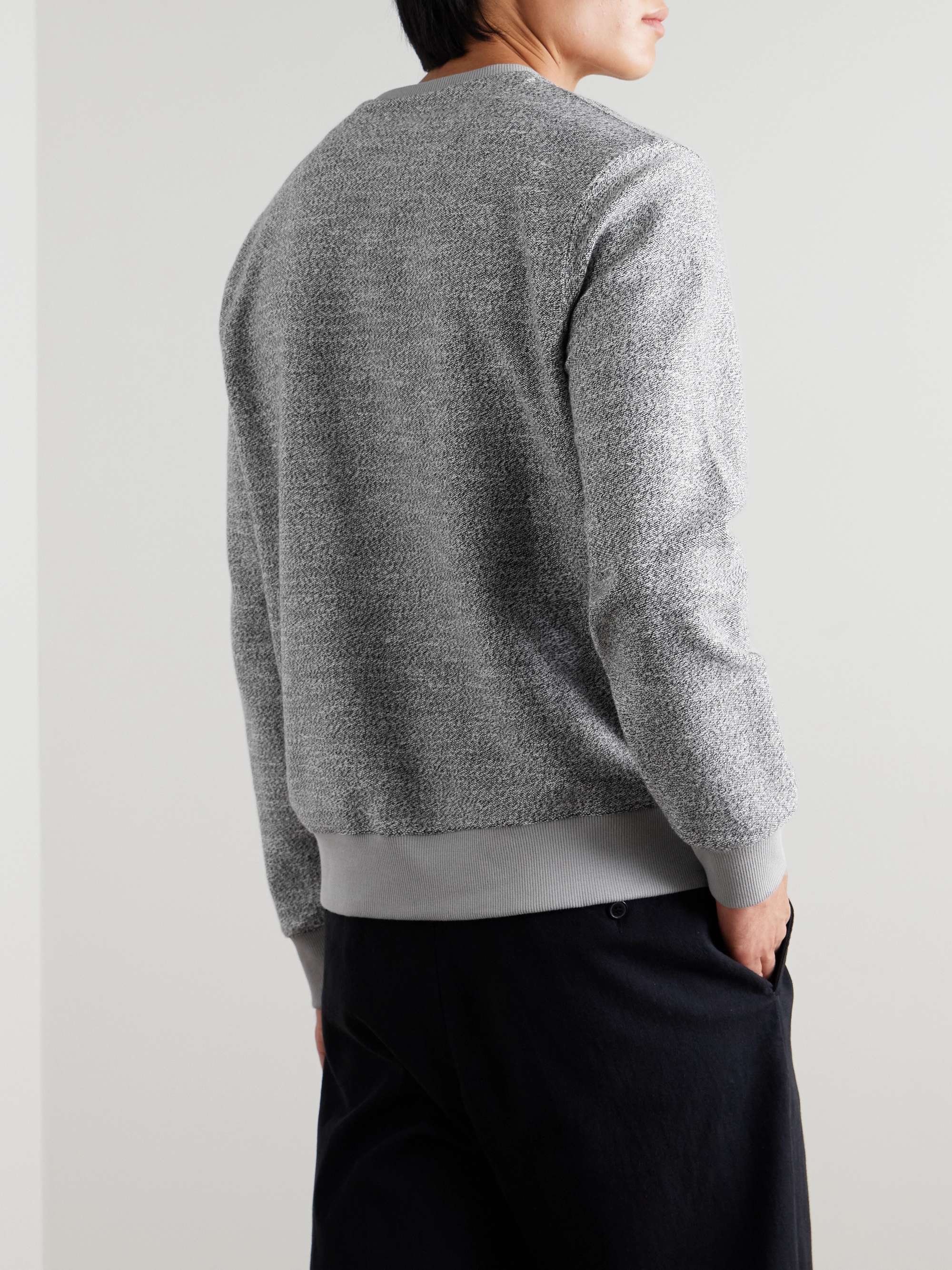 Cotton-Blend Jersey Sweatshirt view