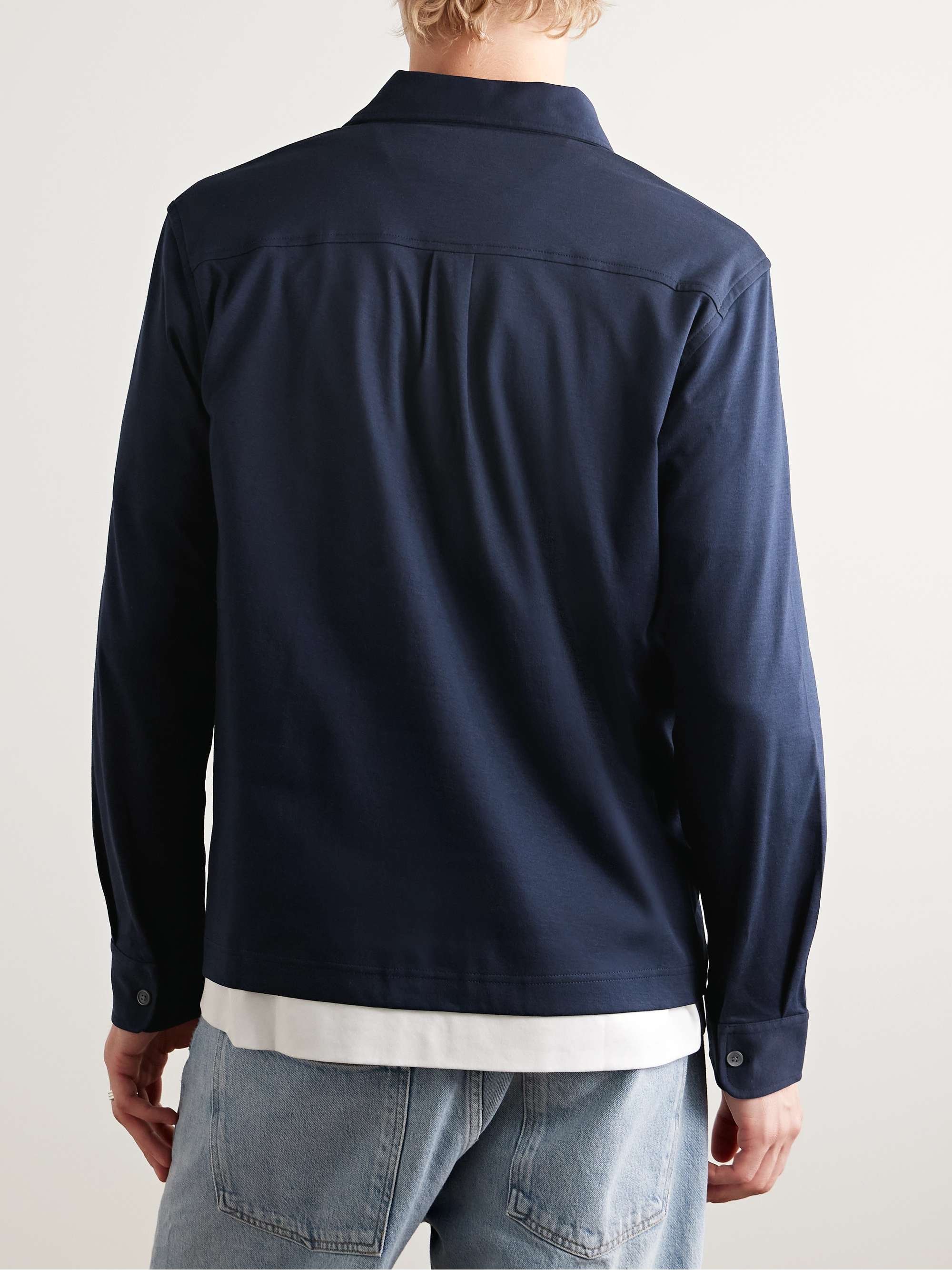 Mercerised Cotton-Jersey Shirt view