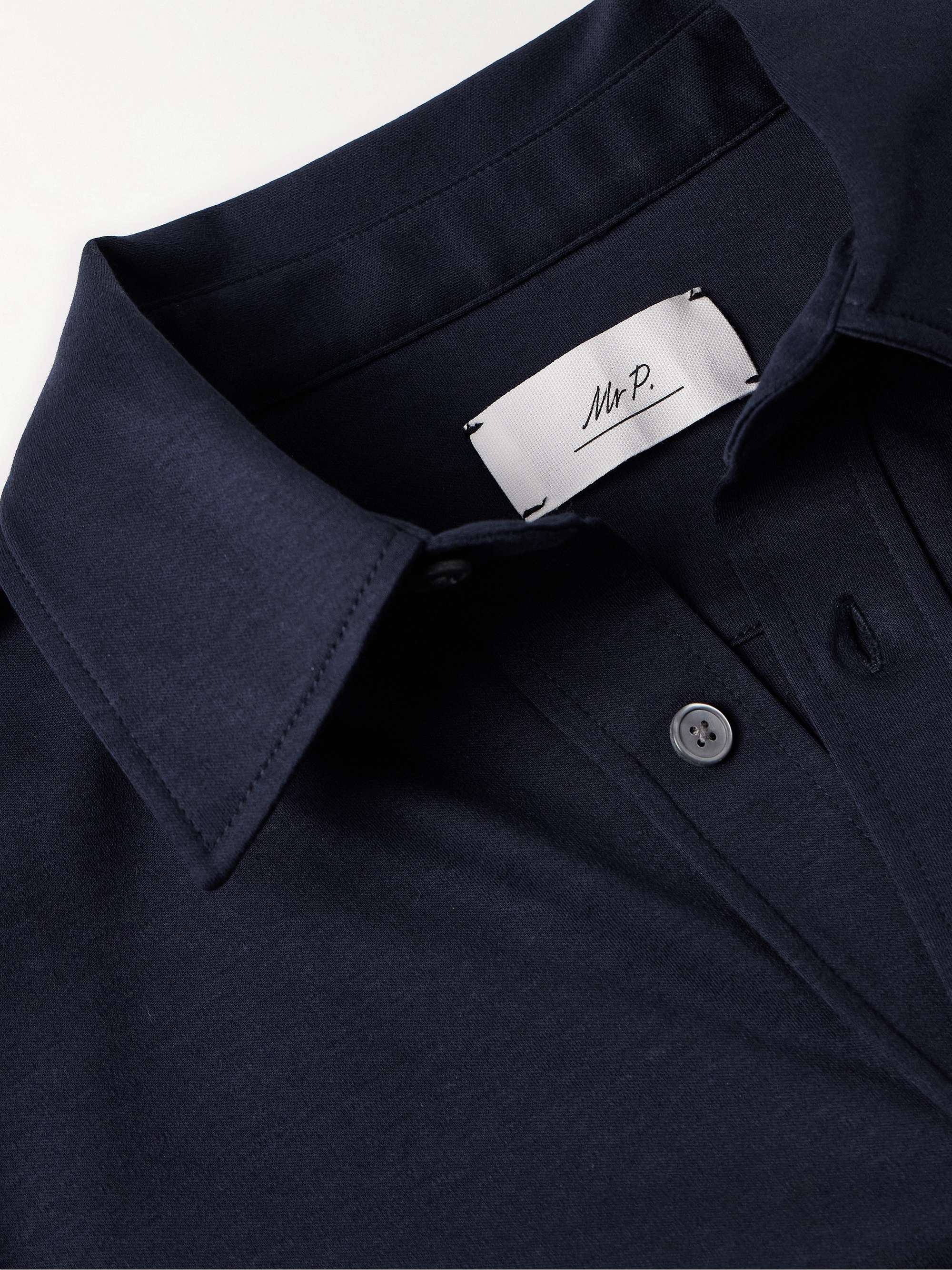 Mercerised Cotton-Jersey Shirt view