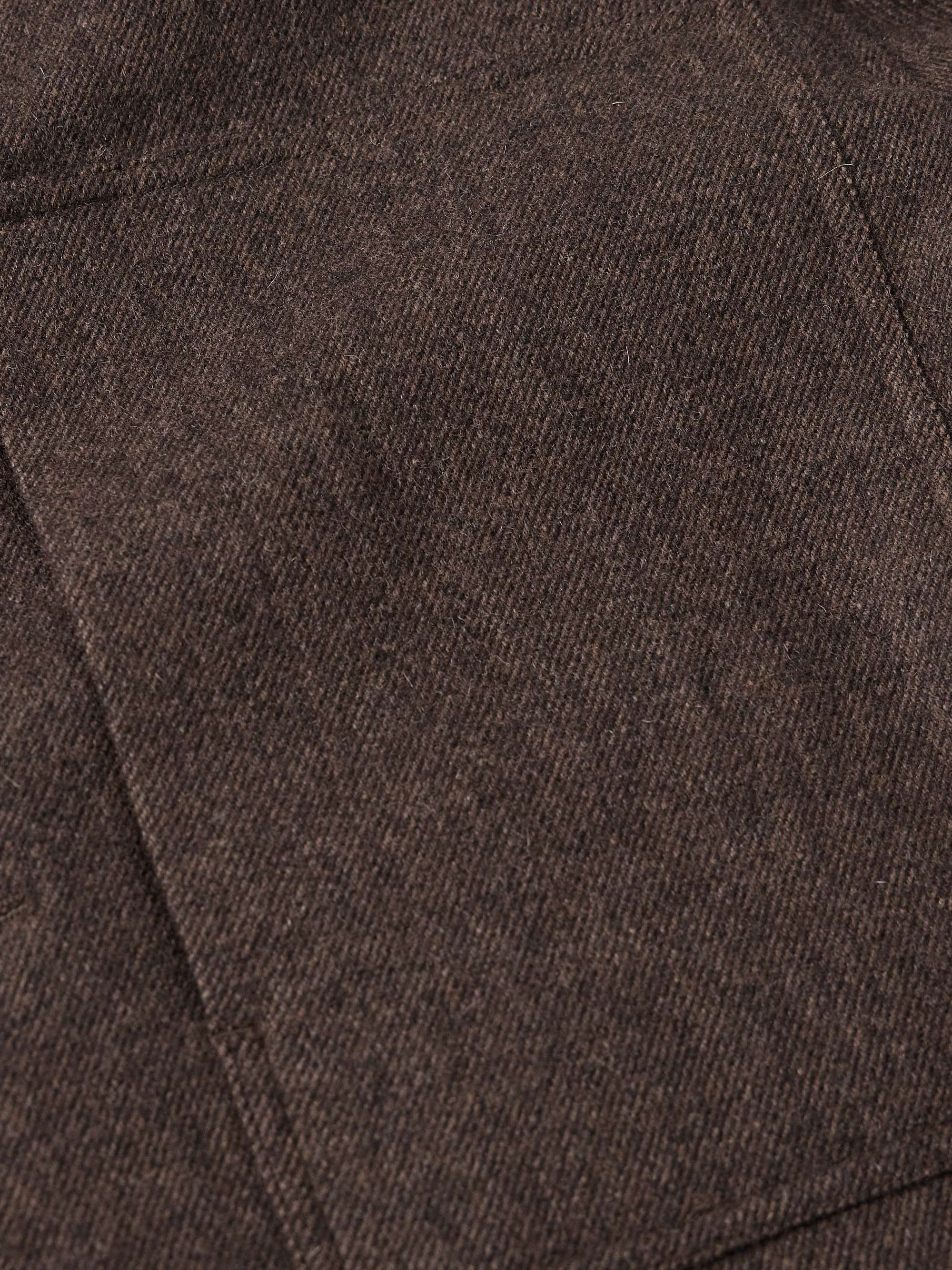 Padded Wool-Blend Twill Jacket view