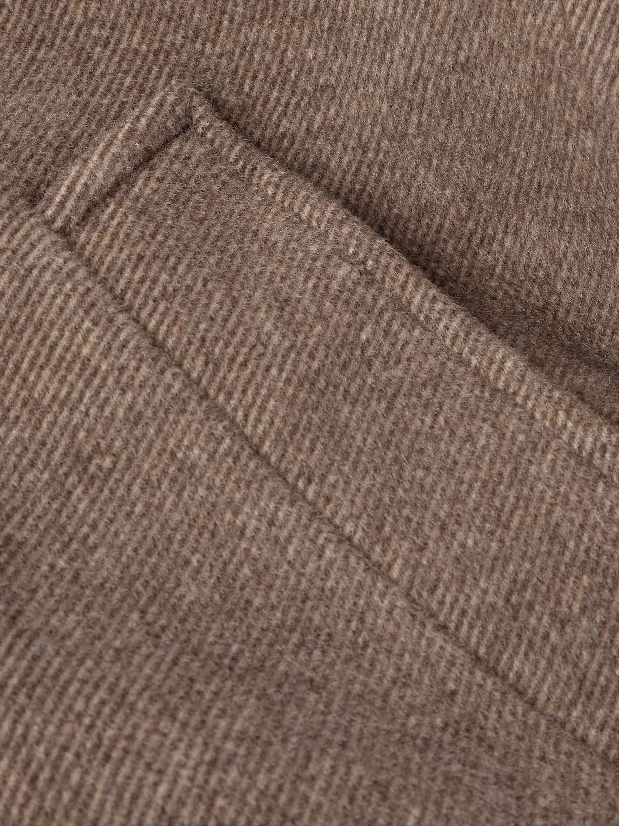 Wool and Alpaca-Blend Twill Coat view