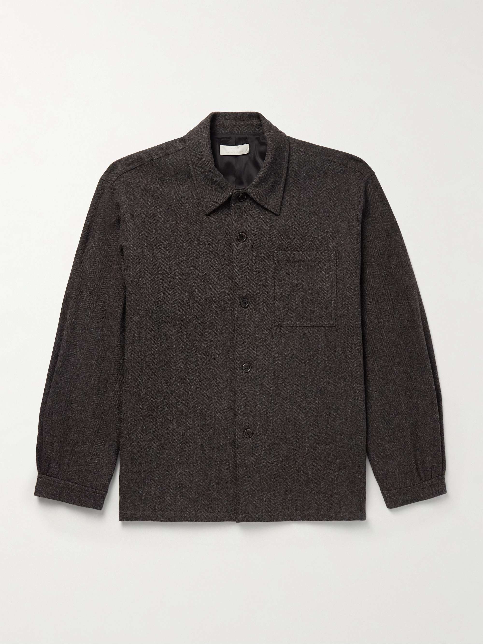 Herringbone Wool Overshirt view