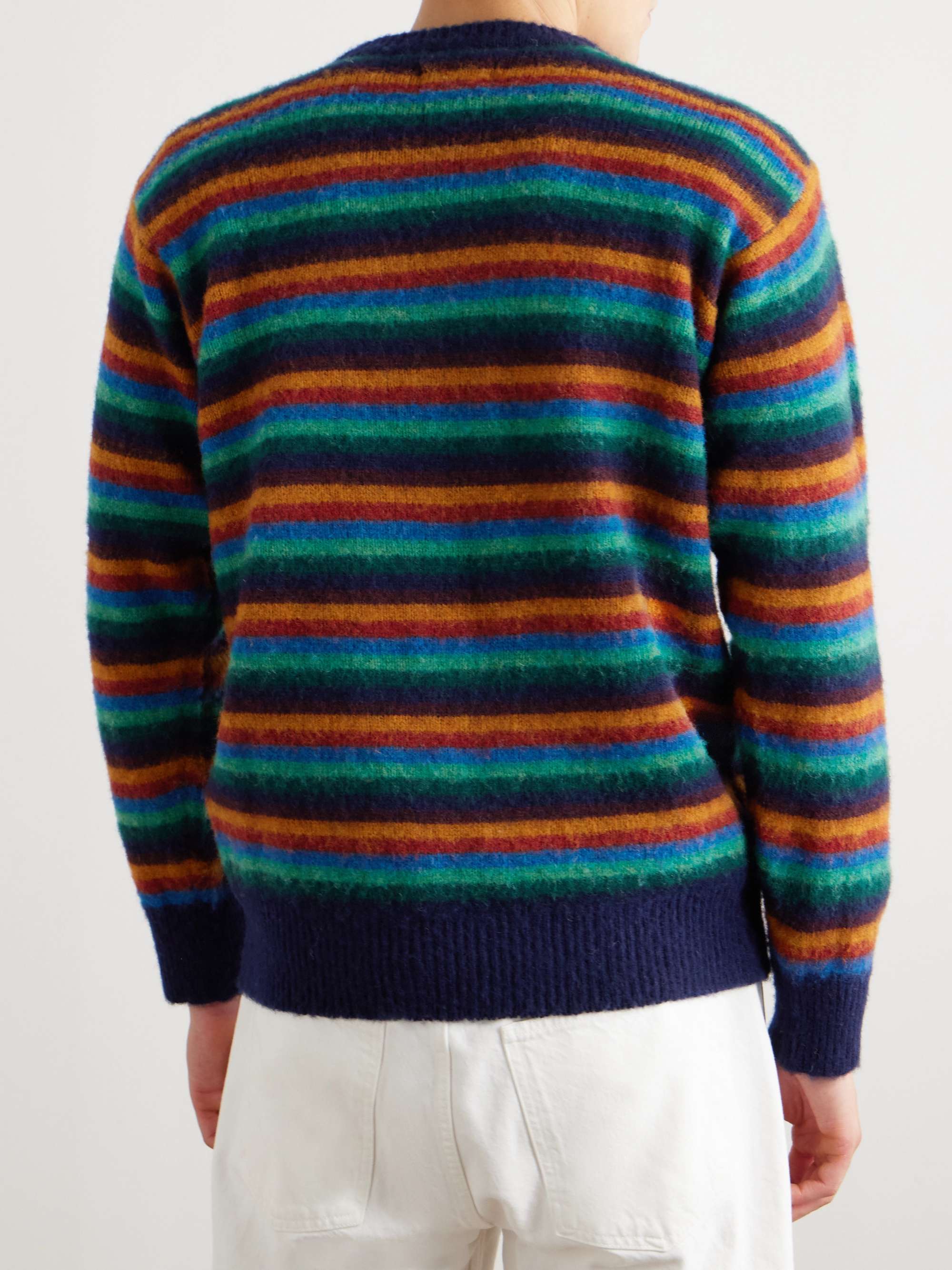 Slow Burner Striped Wool Sweater view
