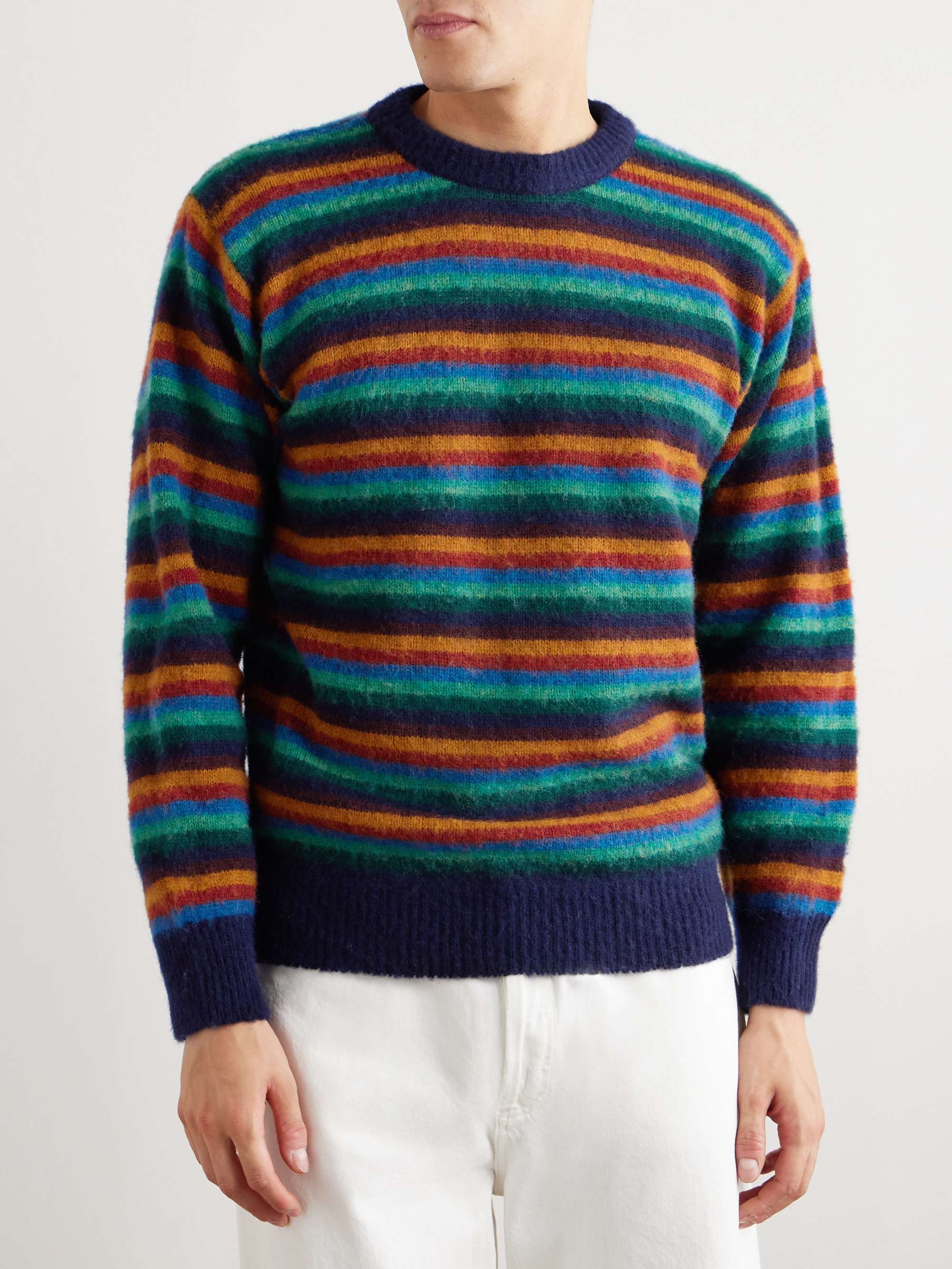 Slow Burner Striped Wool Sweater view