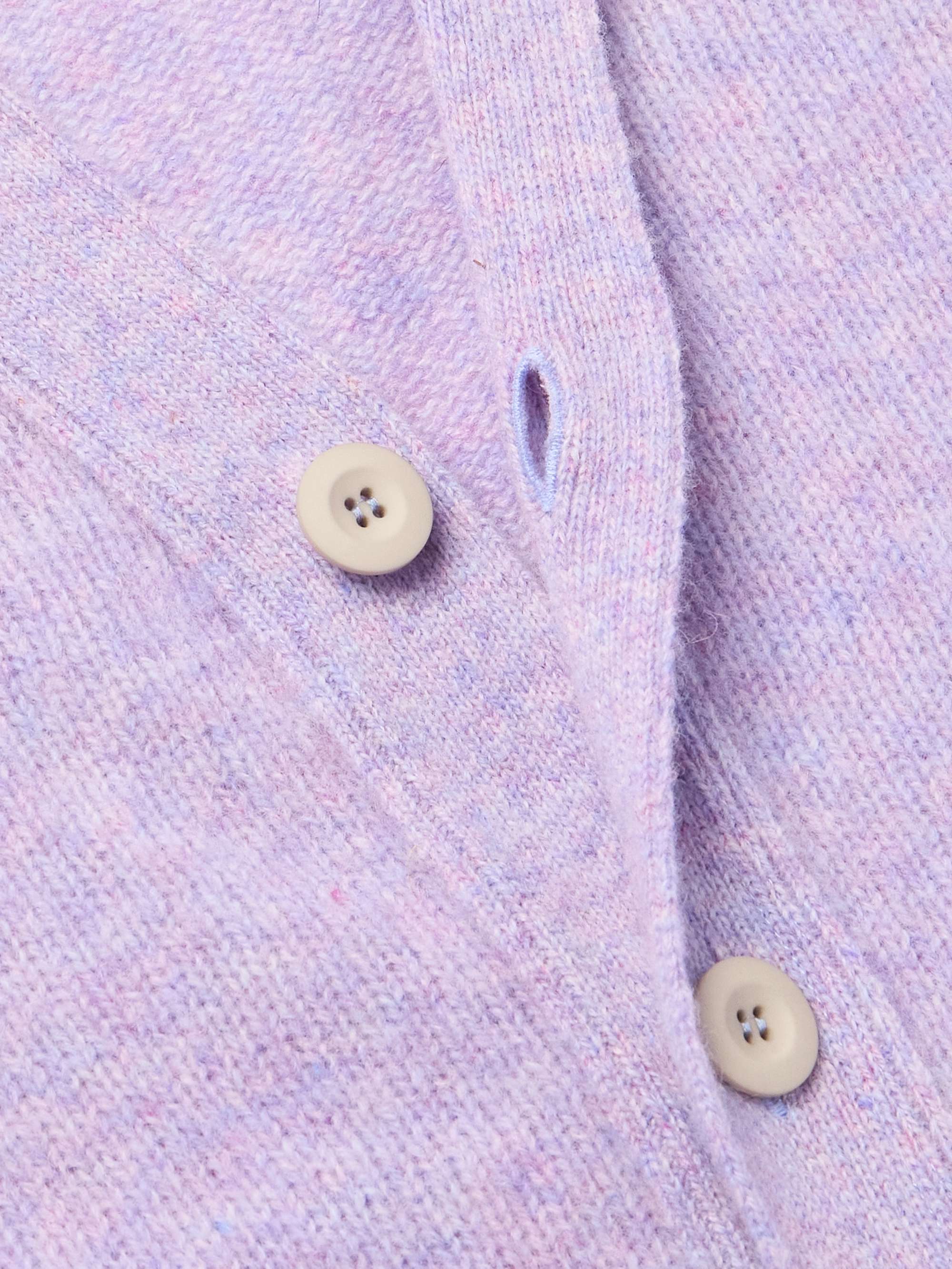 Shaggy Bear Logo-Appliquéd Wool Cardigan view