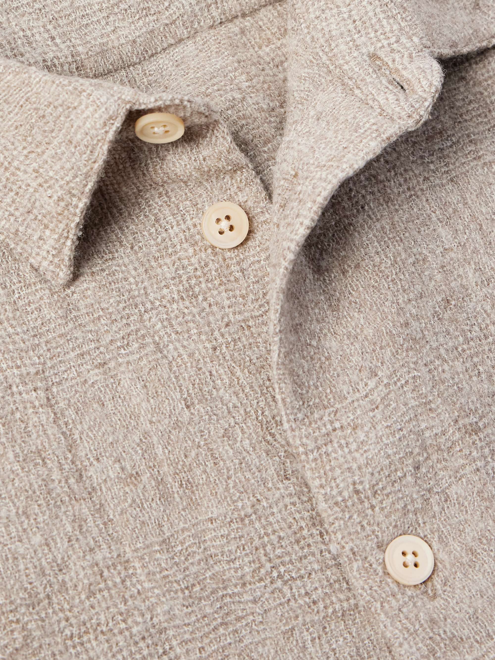 Gusto Prince of Wales Checked Wool Shirt view