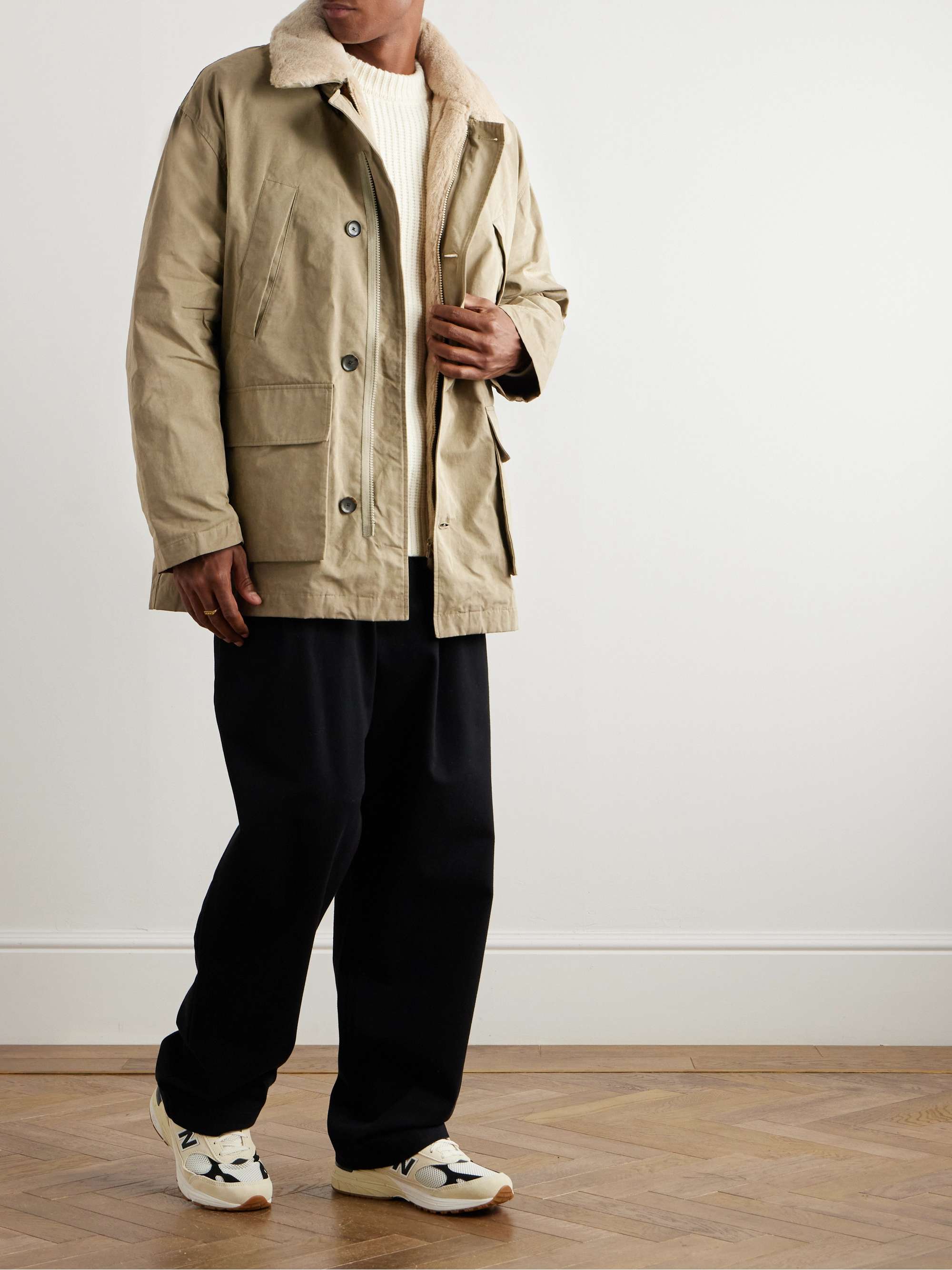 Cebolla Faux Fur-Lined Shell Jacket view