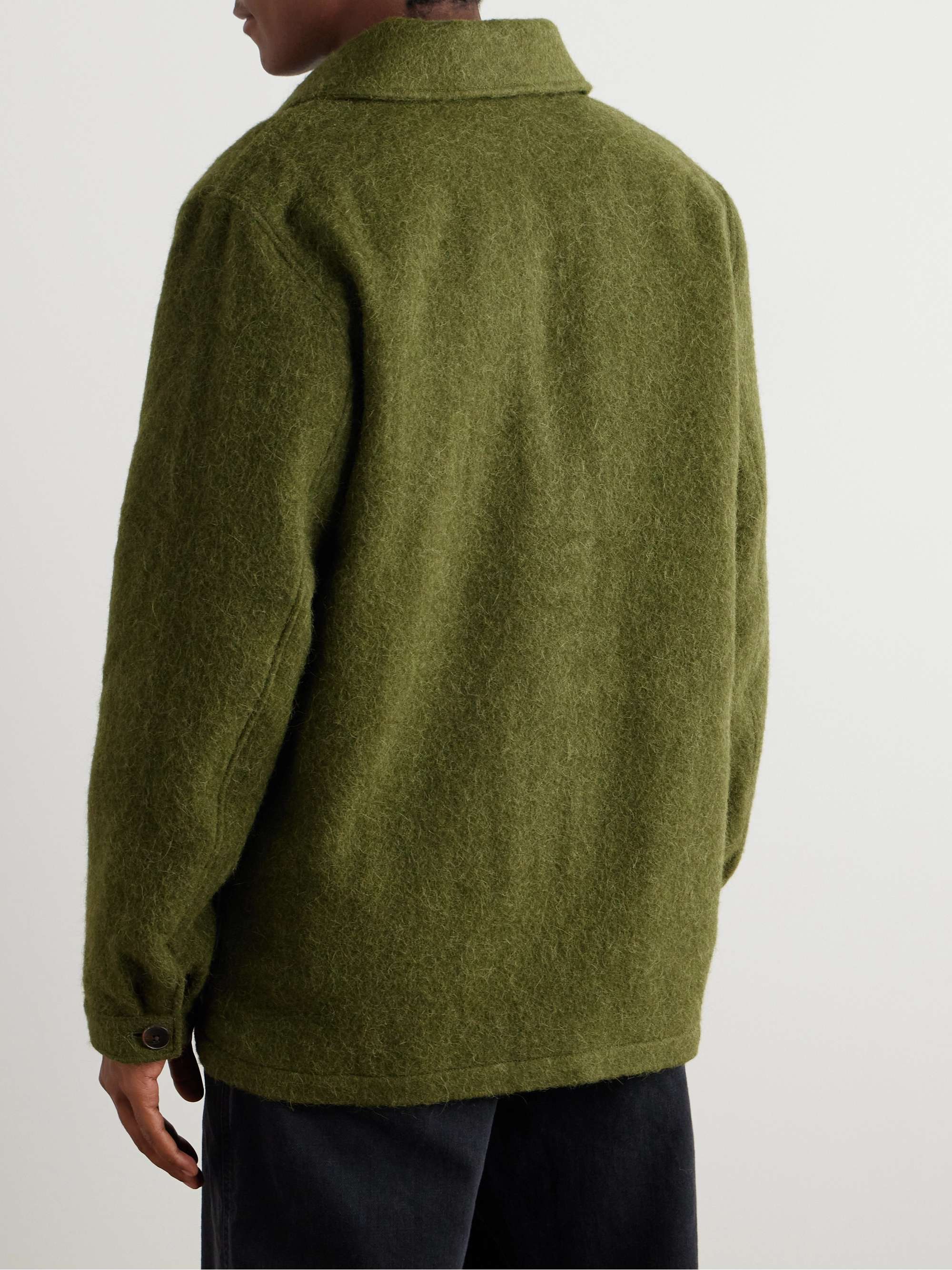 Jorvi Brushed Alpaca and Wool-Blend Jacket view