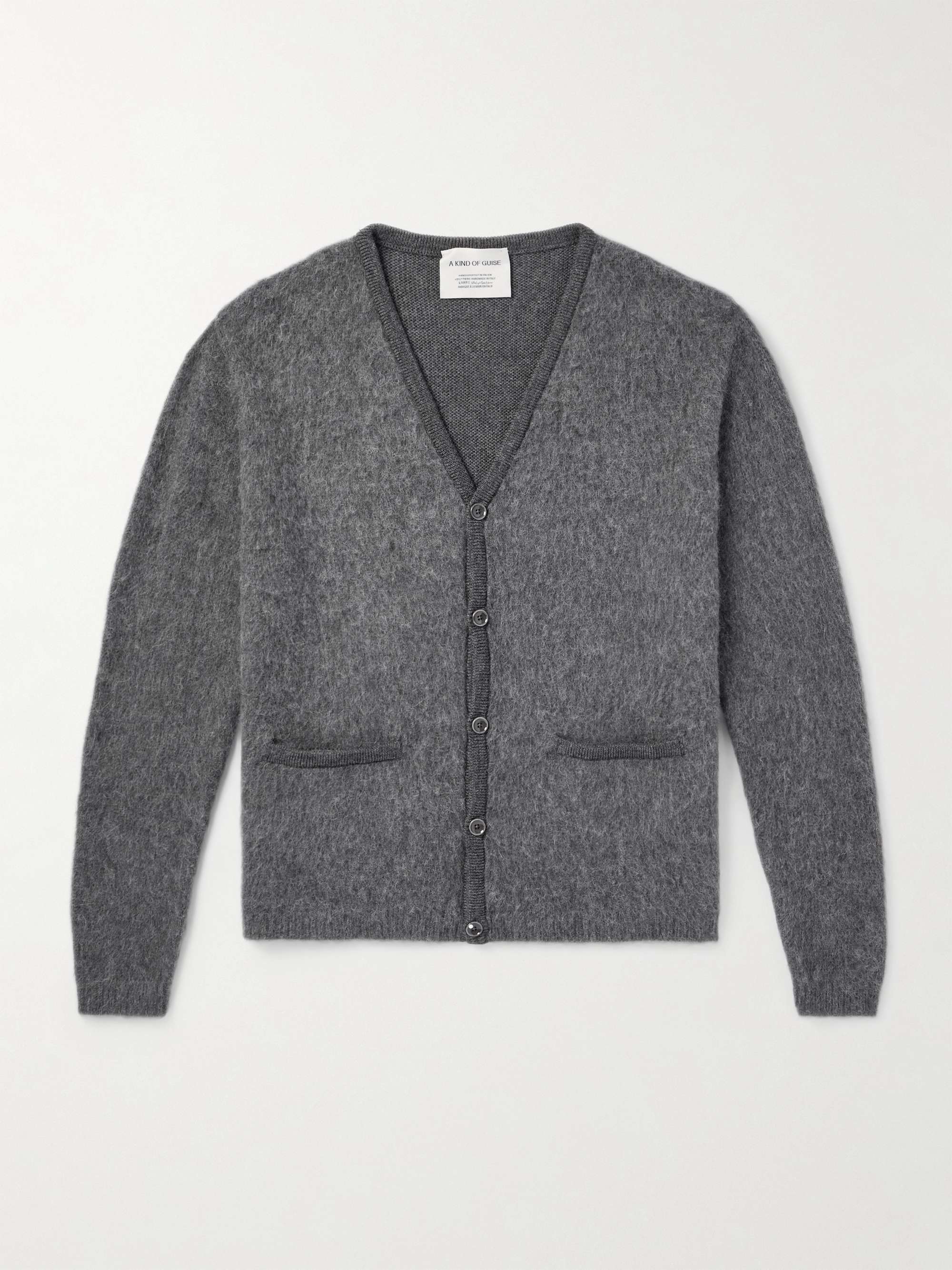 Pichiu Brushed Wool and Alpaca-Blend Cardigan view