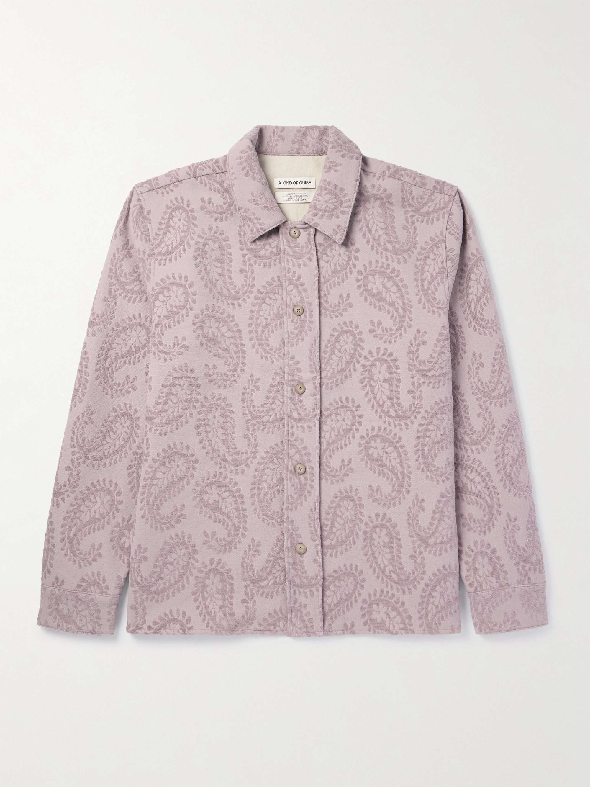 Cullu Paisley Cotton-Chenille Overshirt view
