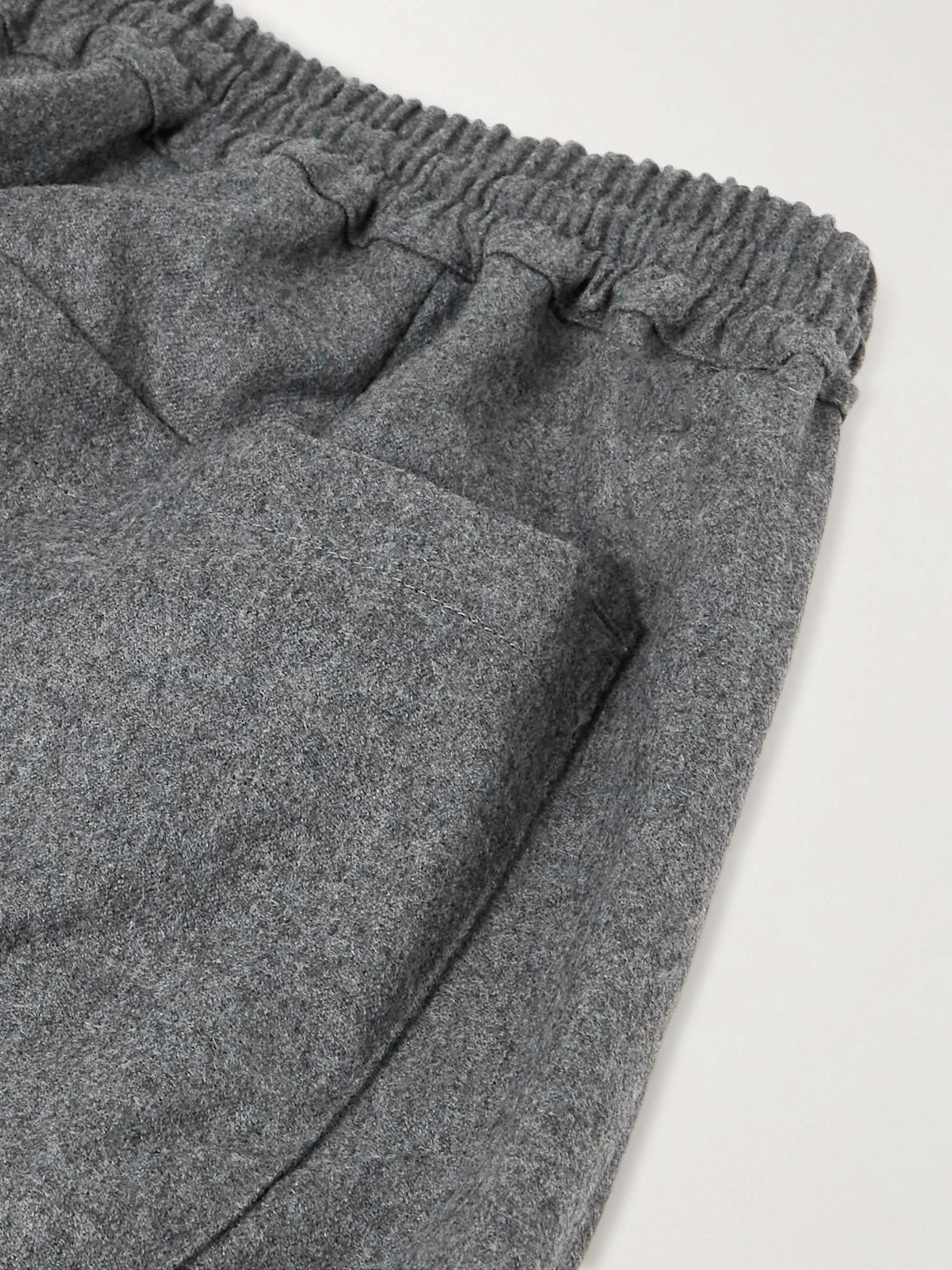 Banasa Straight-Leg Virgin Wool-Flannel Trousers view