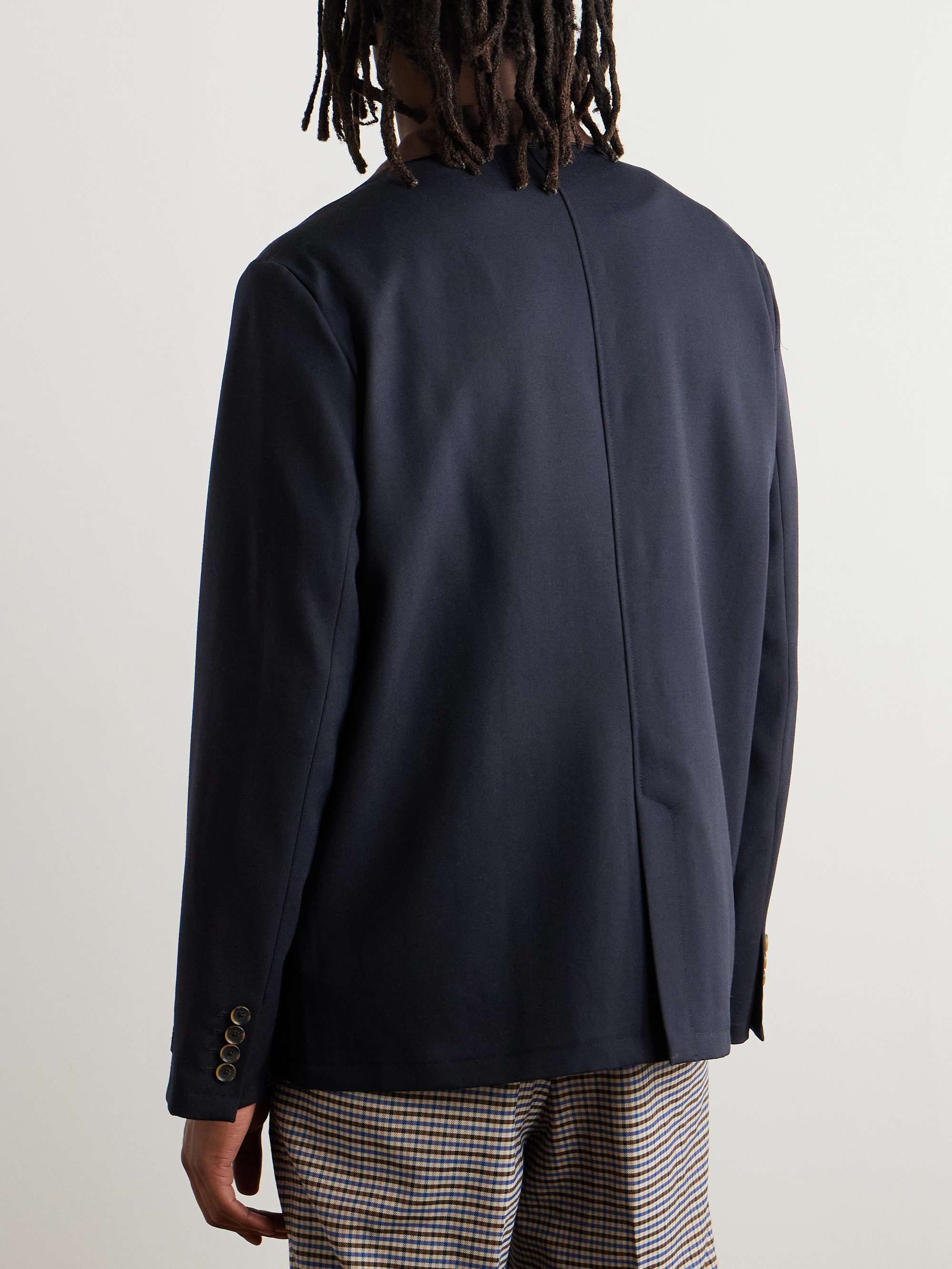 Unstructured Virgin Wool Blazer view