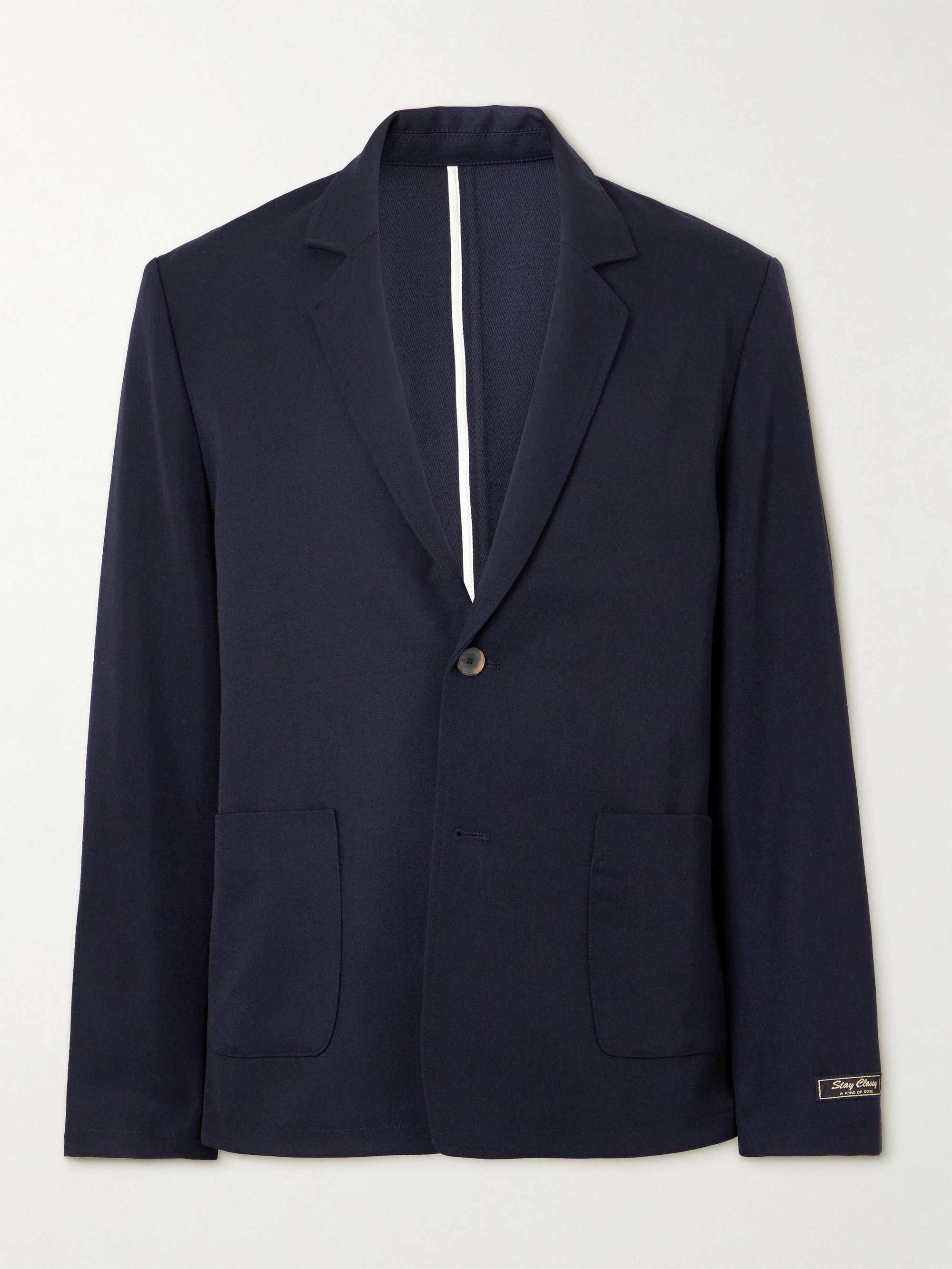 Unstructured Virgin Wool Blazer view