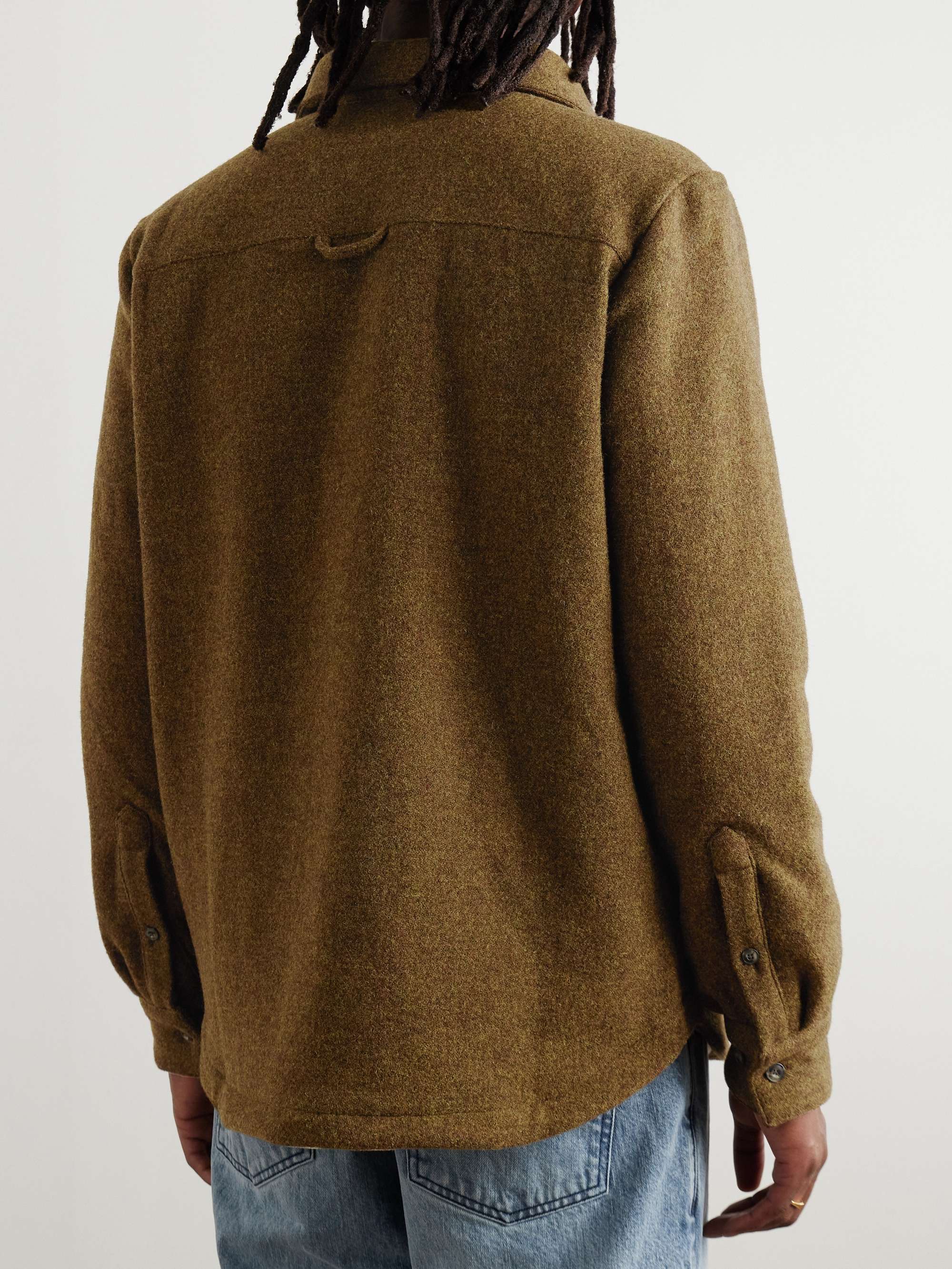 Marani Padded Virgin Wool-Felt Overshirt view
