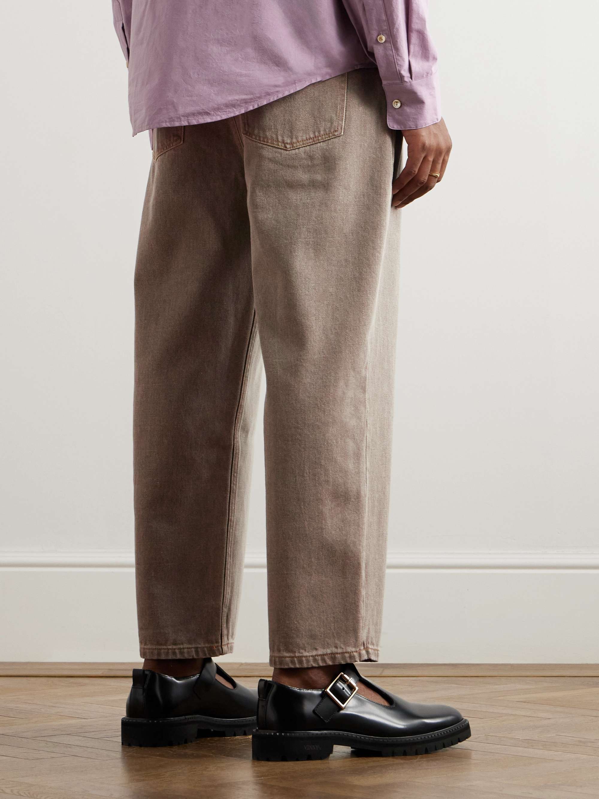 Terek Cropped Wide-Leg Jeans view
