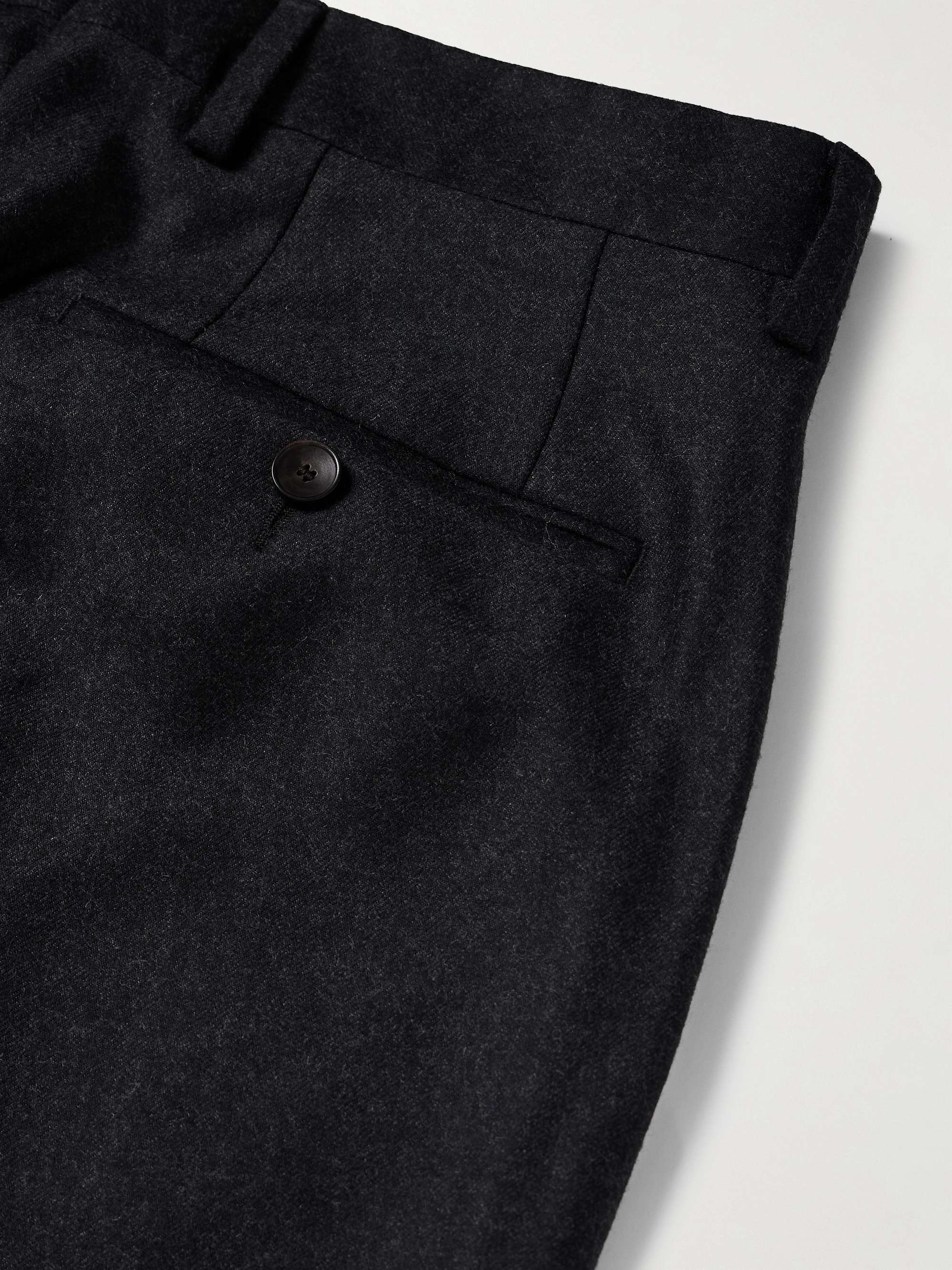 Philip Slim-Fit Straight-Leg Wool-Flannel Suit Trousers view