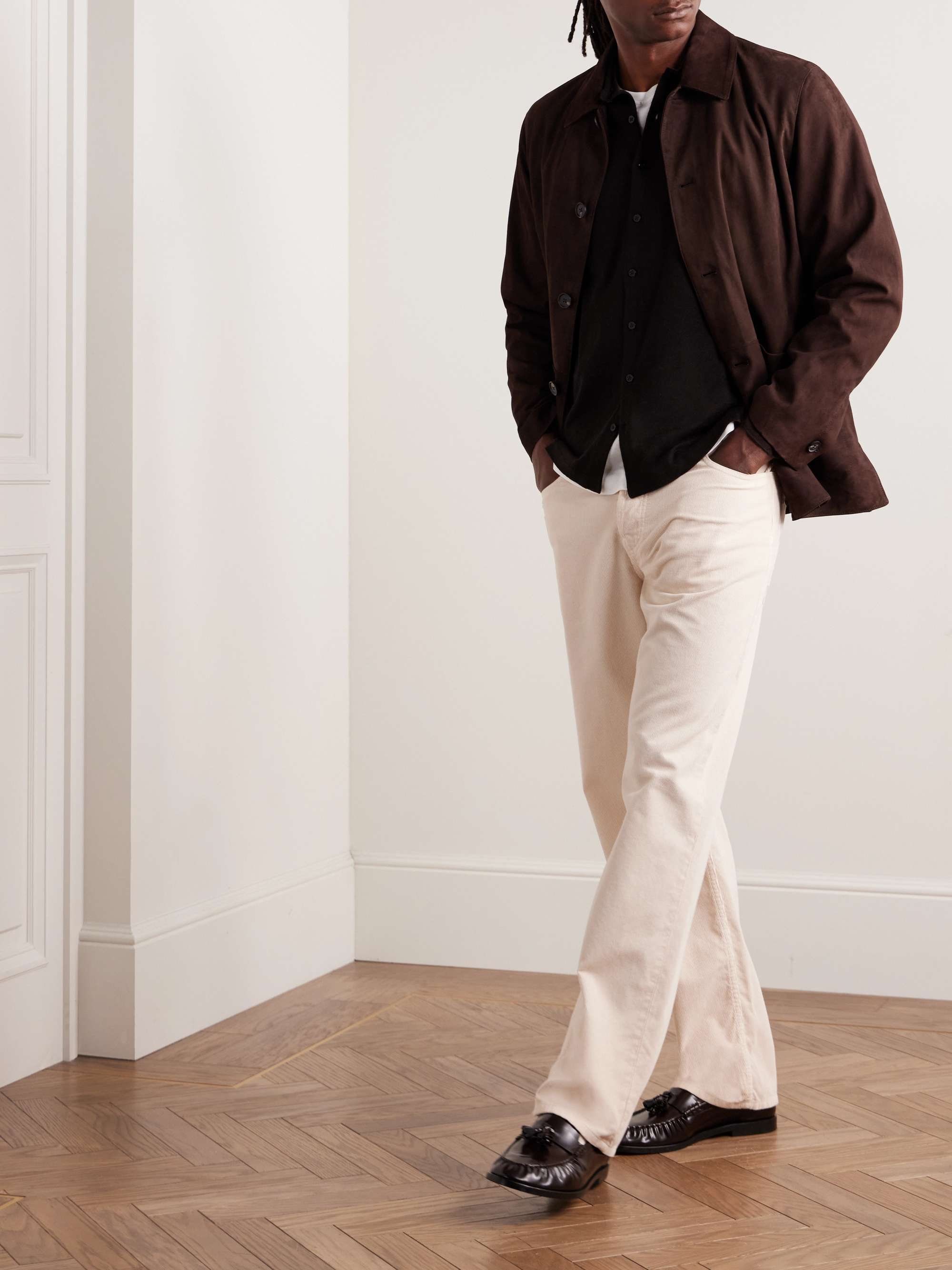 Carlo Cashmere and Silk-Blend Shirt view