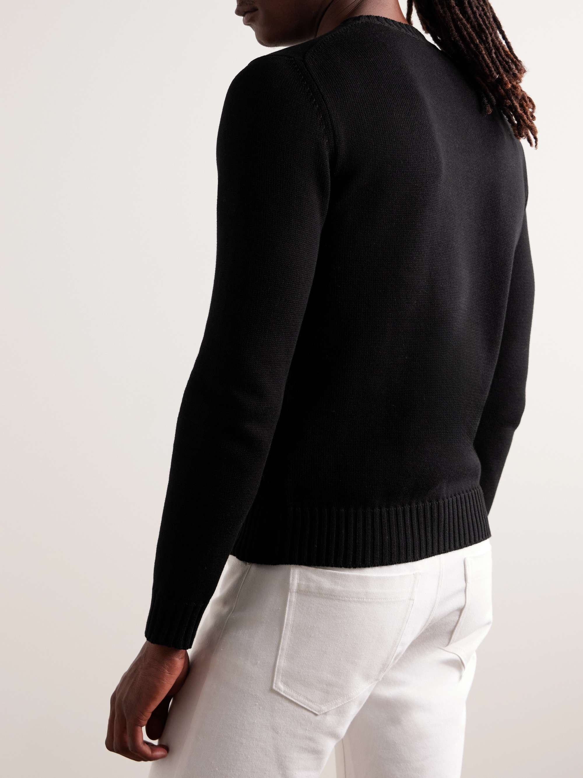 Gio Slim-Fit Cotton Sweater view