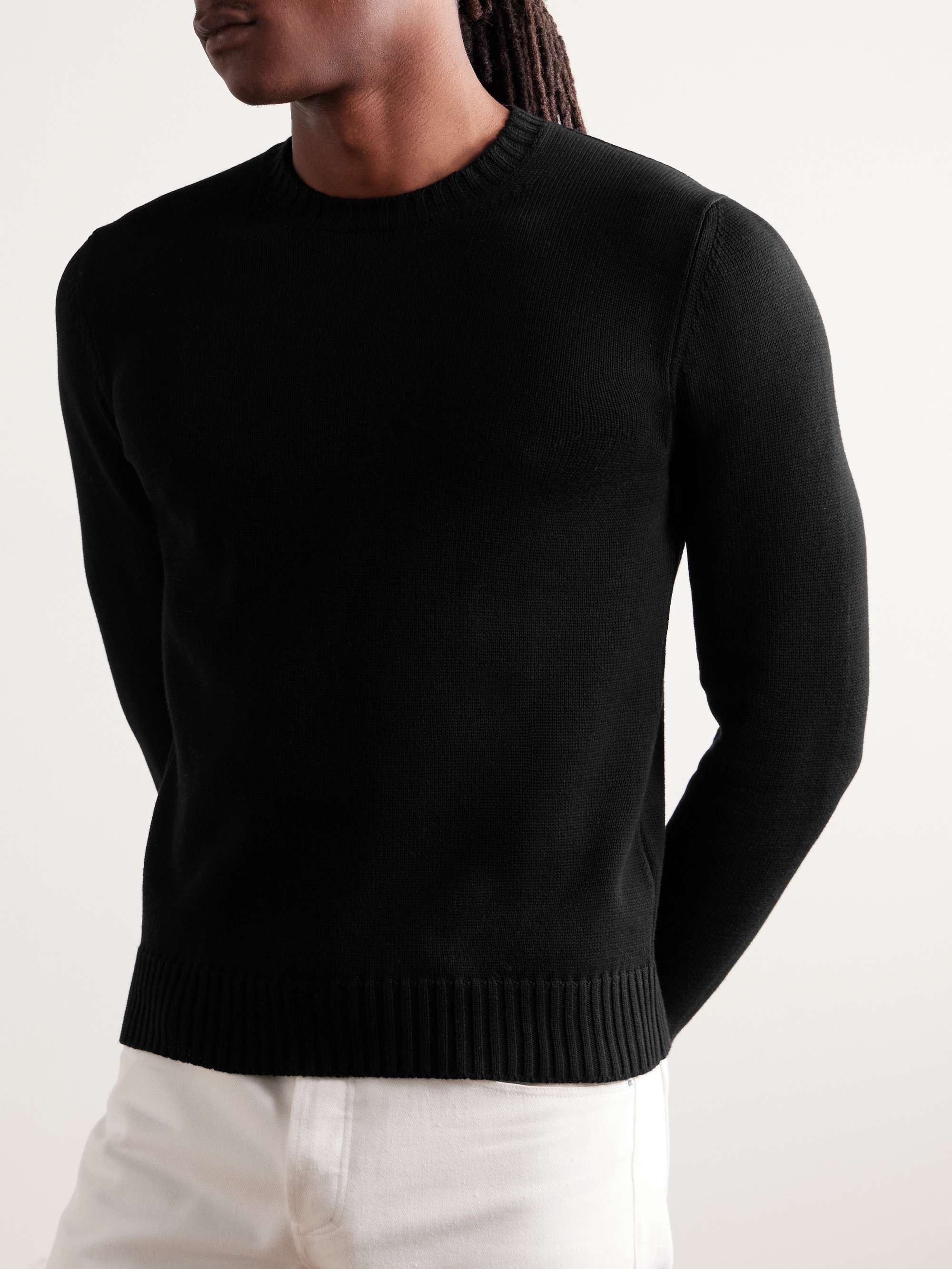 Gio Slim-Fit Cotton Sweater view