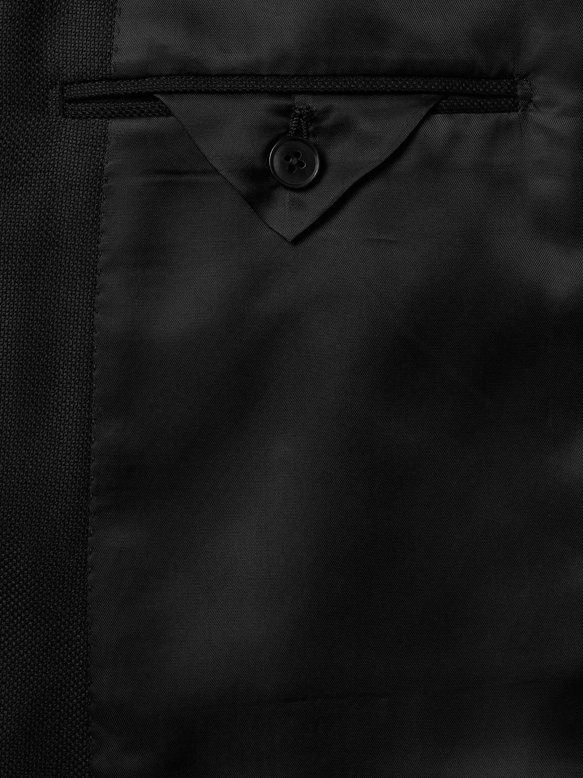 Double-Breasted Wool-Hopsack Blazer view