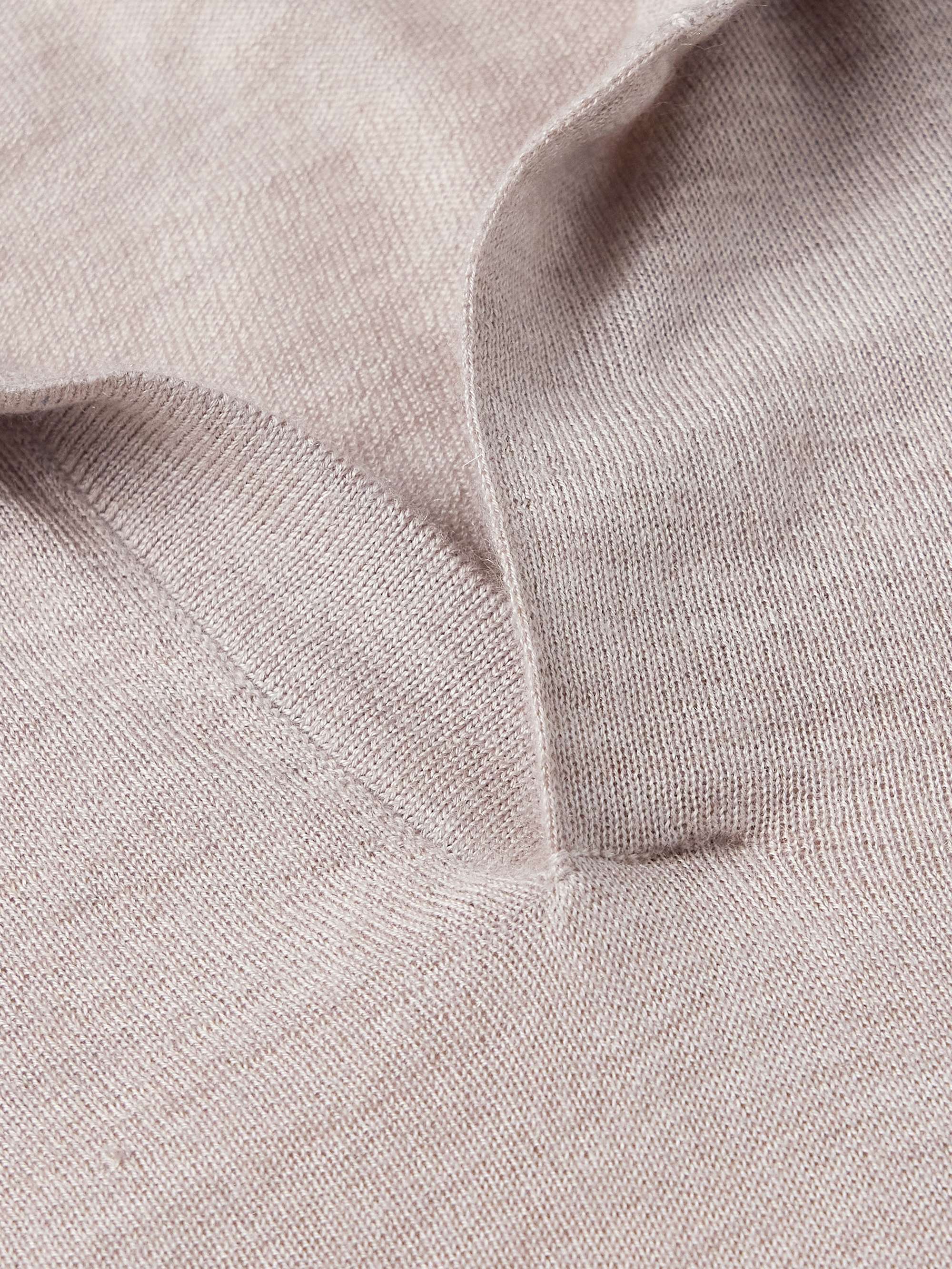 Capell Cashmere and Silk-Blend Polo Shirt view