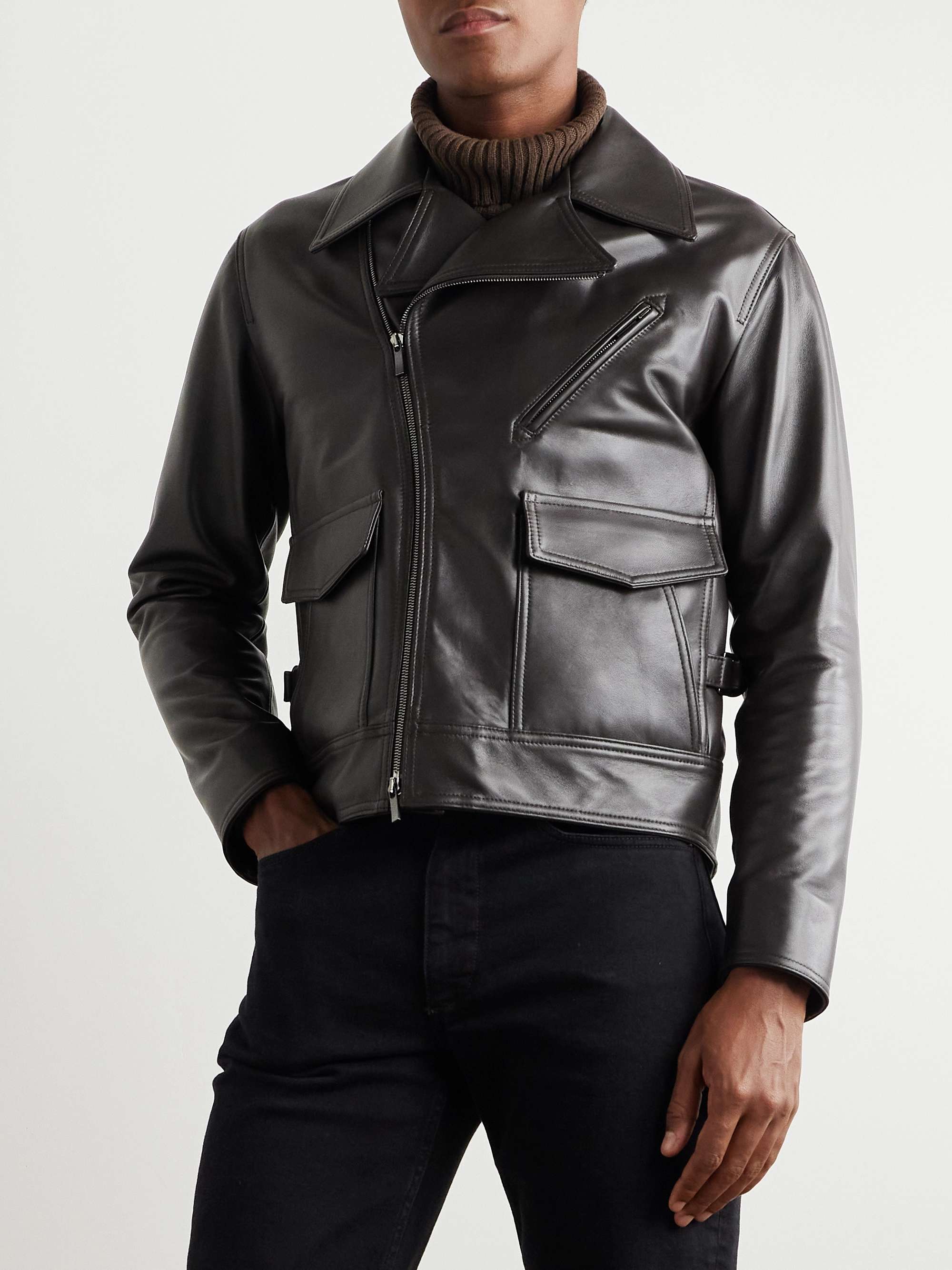 Plongé Leather Jacket view