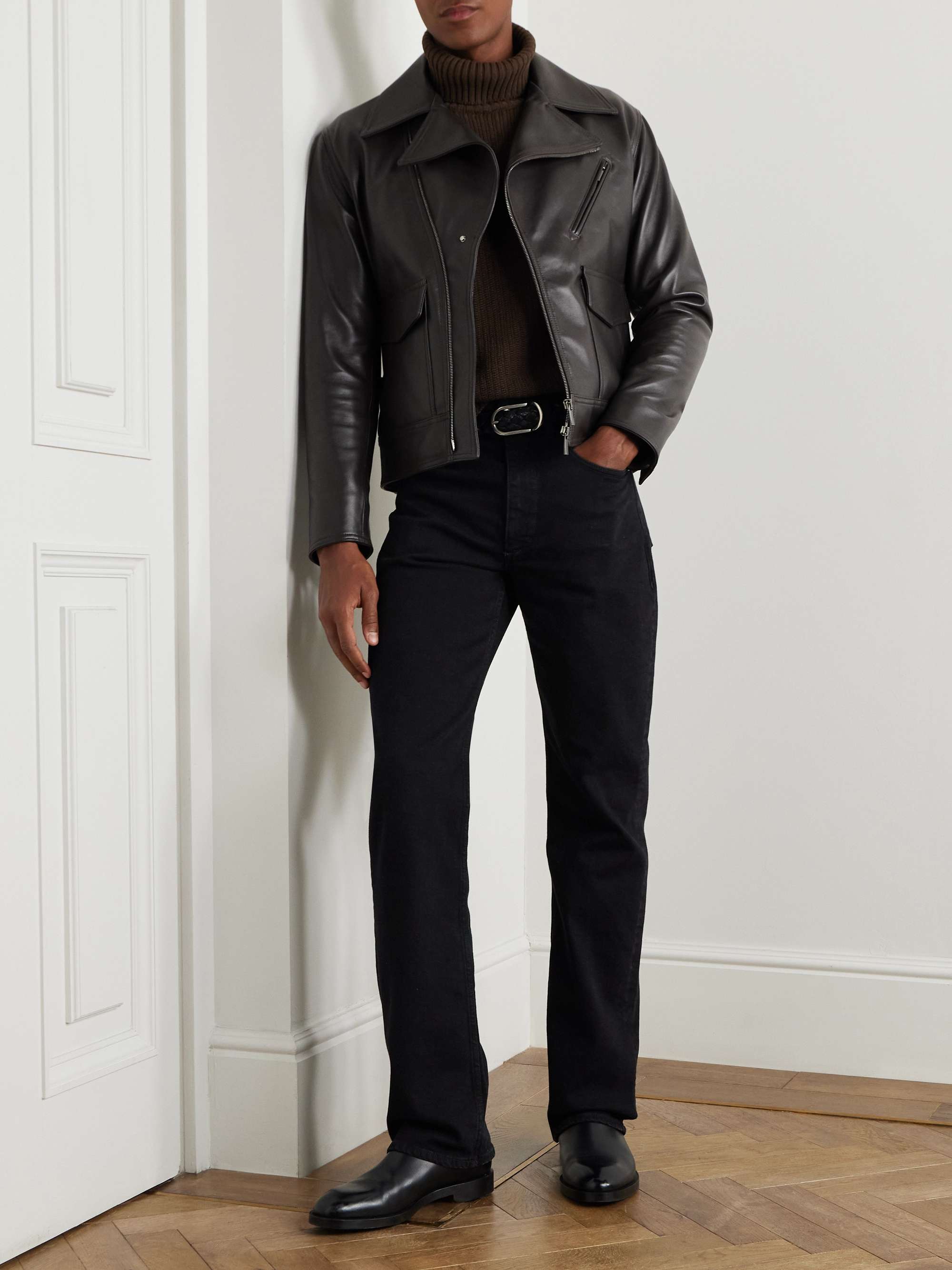 Plongé Leather Jacket view