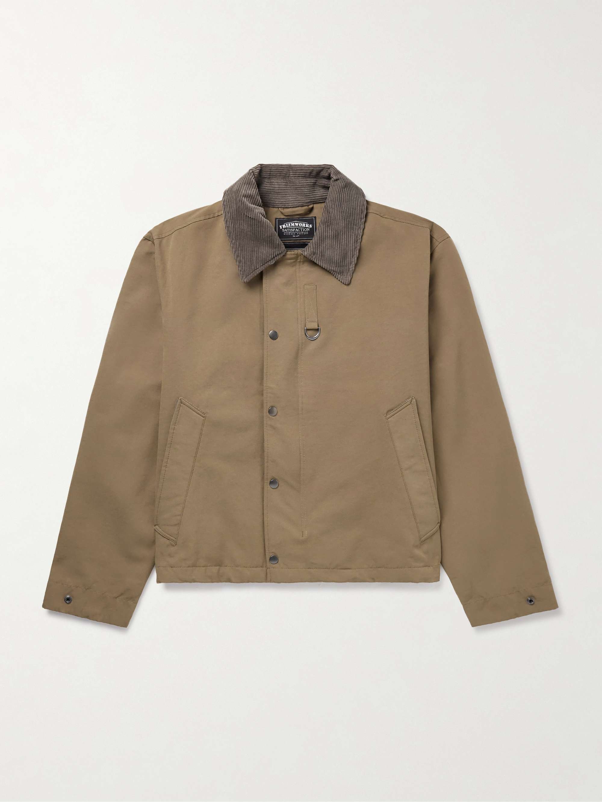 Heritage Corduroy-Trimmed Cotton-Blend Jacket view