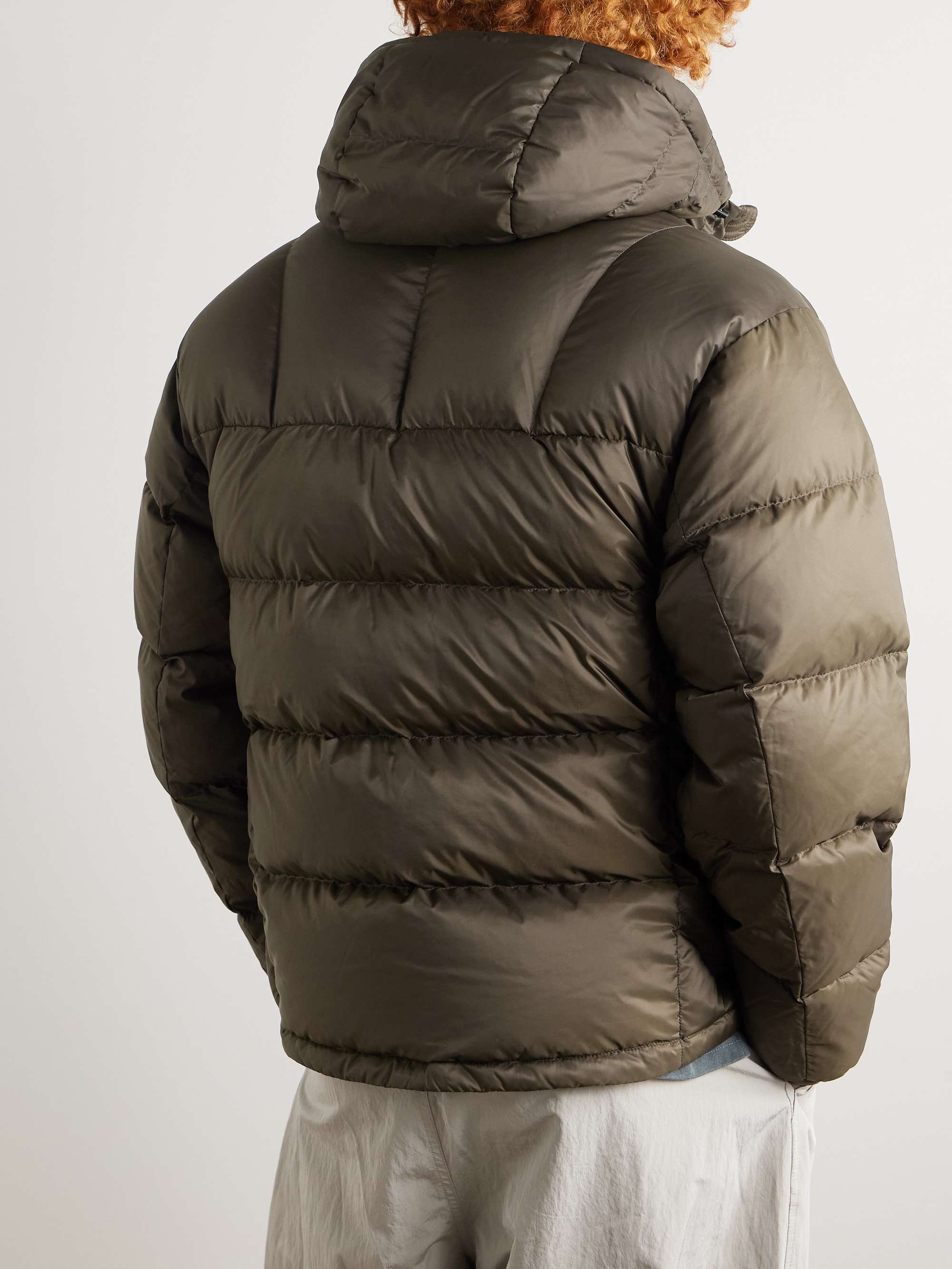 Altavia Slim-Fit Quilted Nylon Hooded Down Jacket view