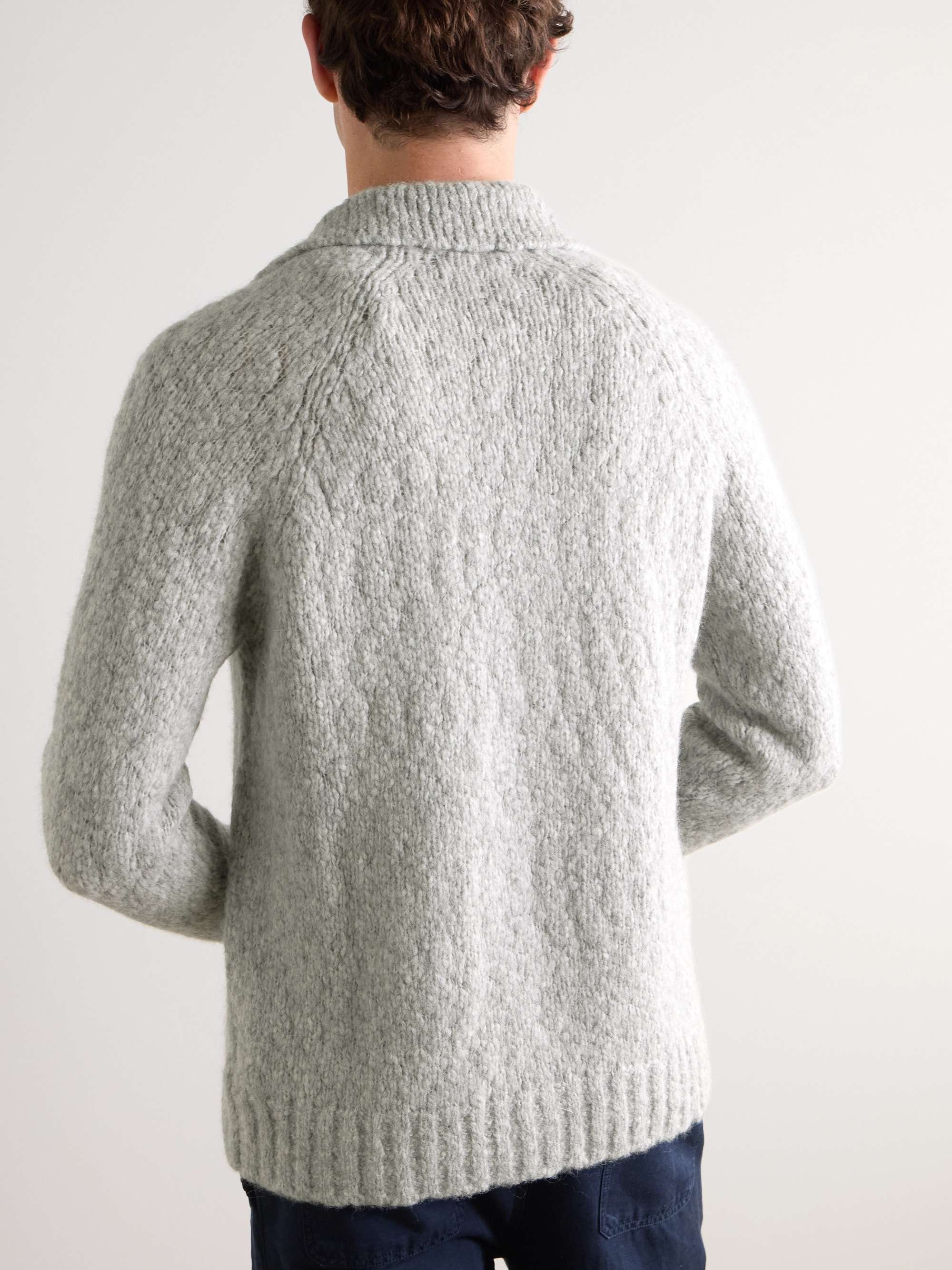 Alpaca-Blend Cardigan view