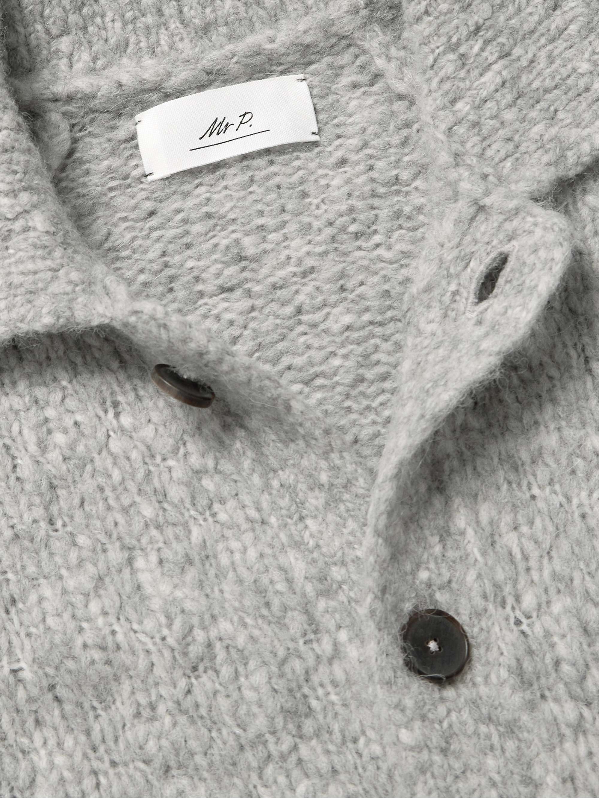 Alpaca-Blend Cardigan view