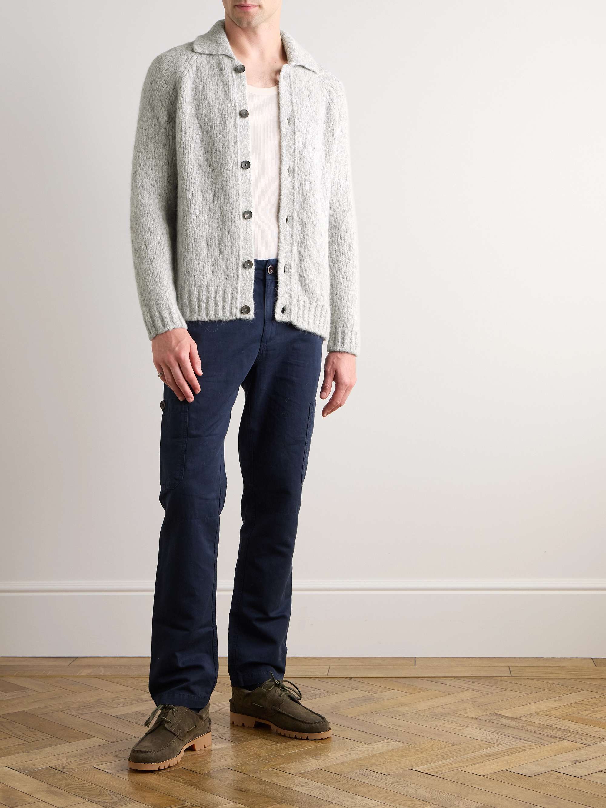 Alpaca-Blend Cardigan view