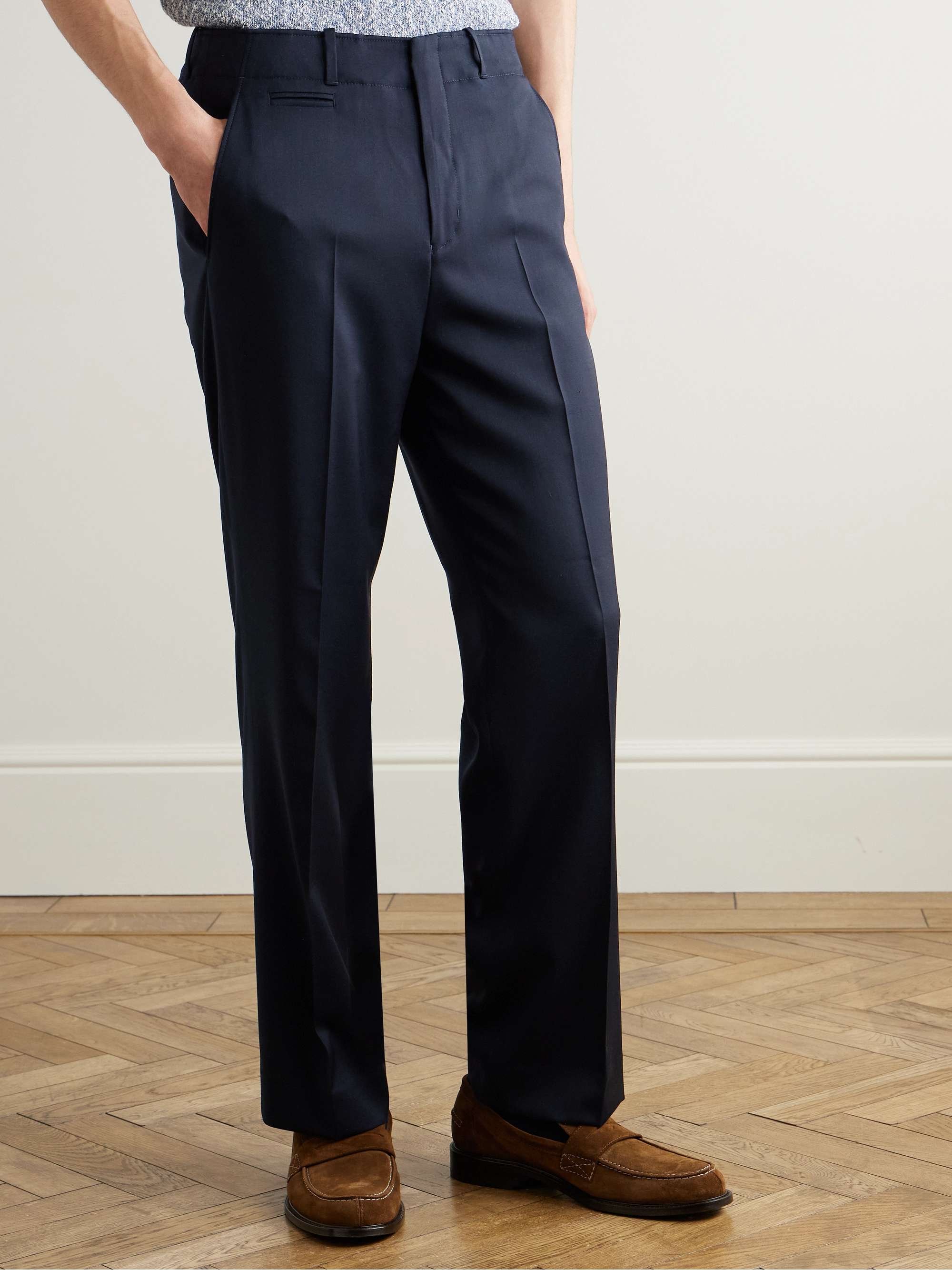 Edward Straight-Leg Wool Trousers view