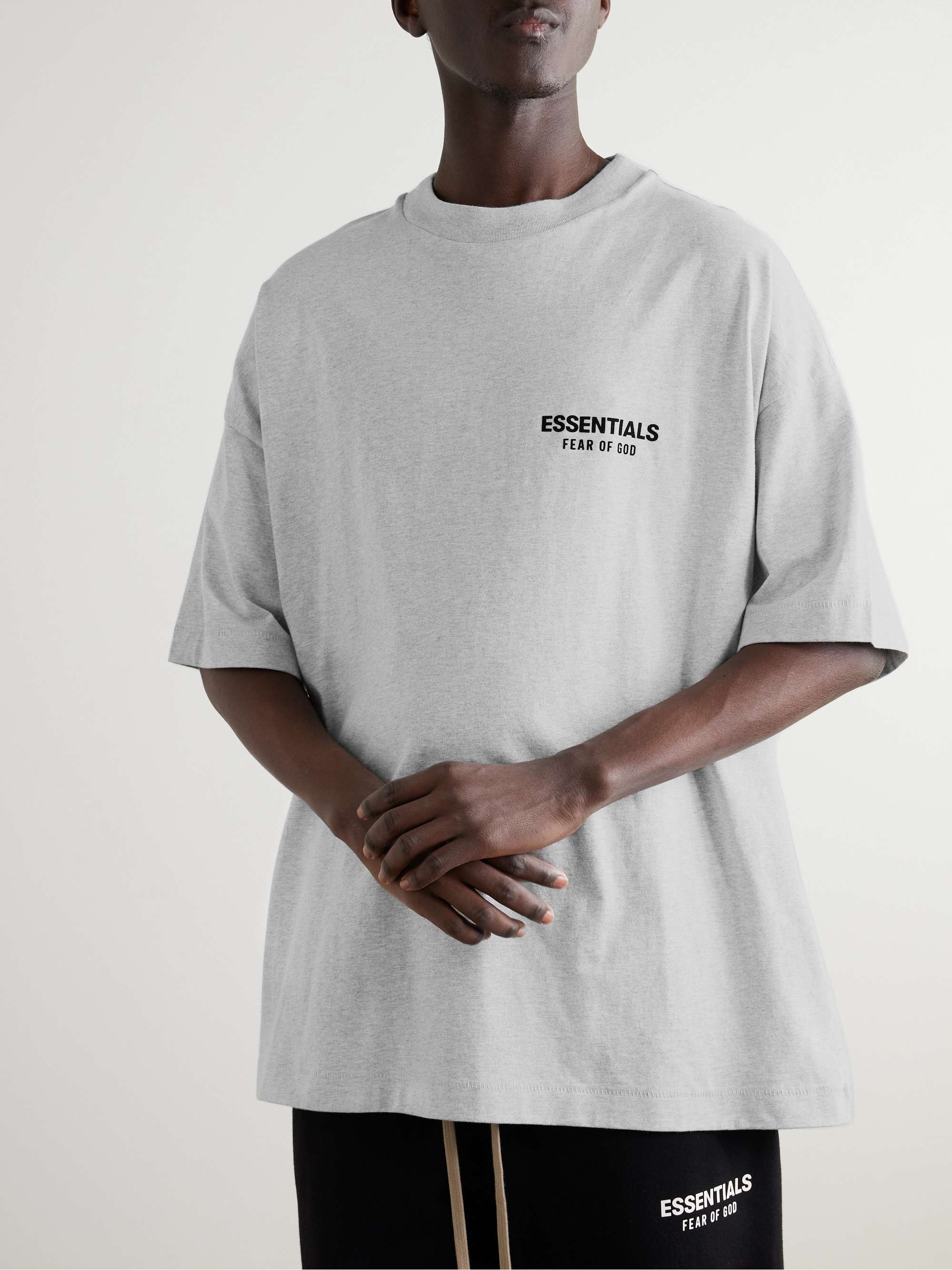 Oversized Logo-Appliquéd Cotton-Jersey T-Shirt view
