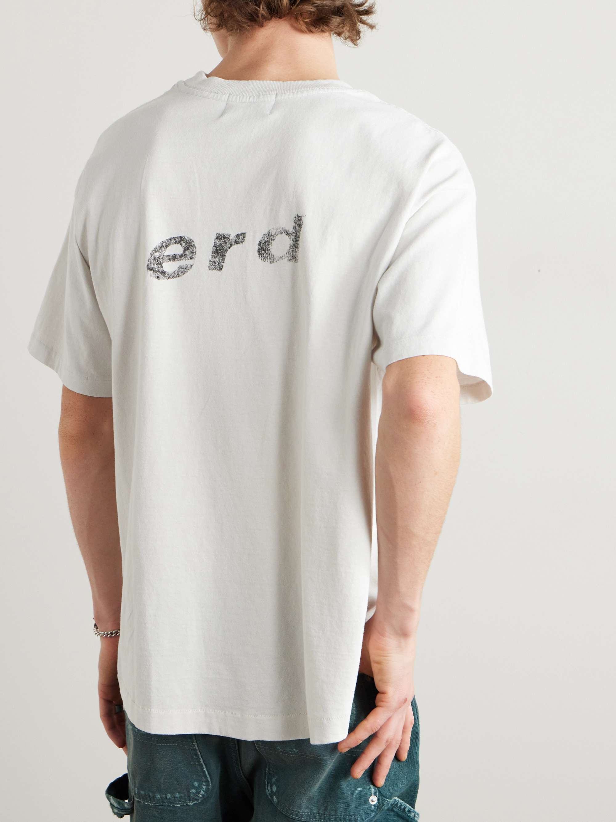 Be Careful What You Pray For Printed Cotton-Jersey T-Shirt view