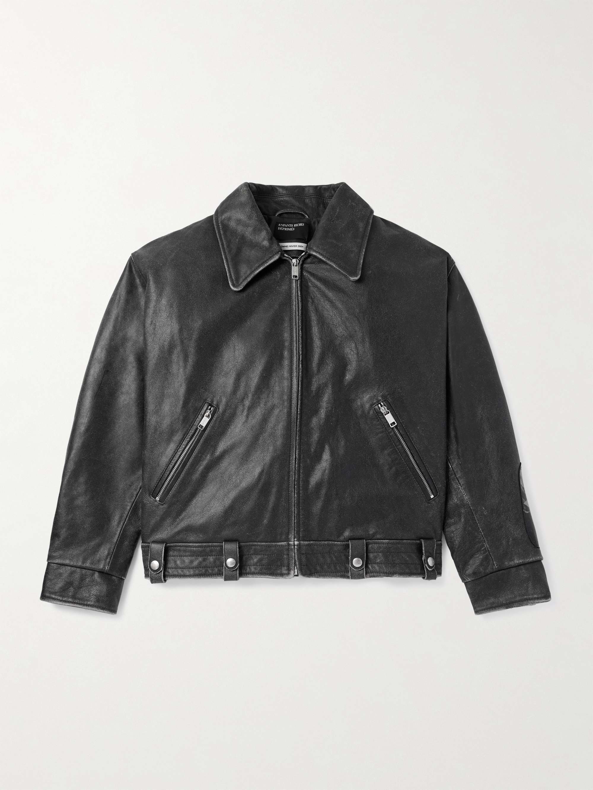 Pianist Distressed Leather Jacket view
