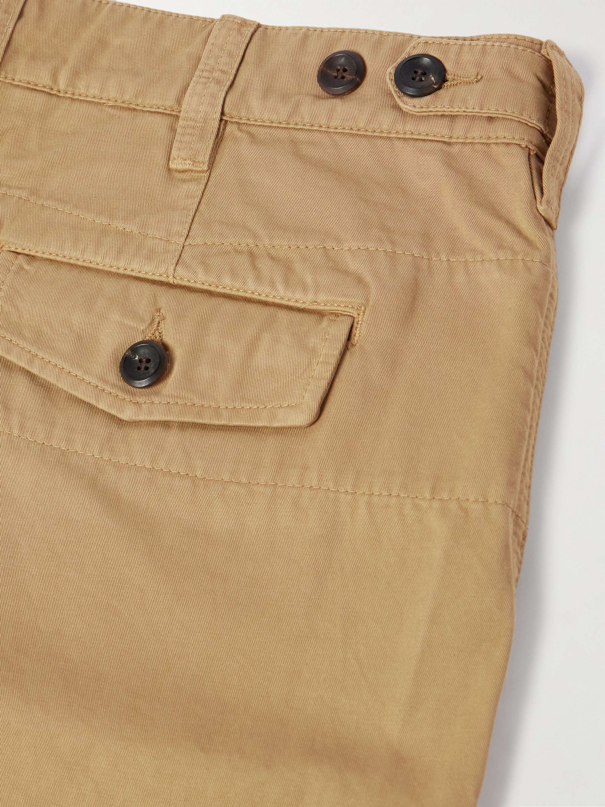 Straight-Leg Cotton-Twill Chinos view