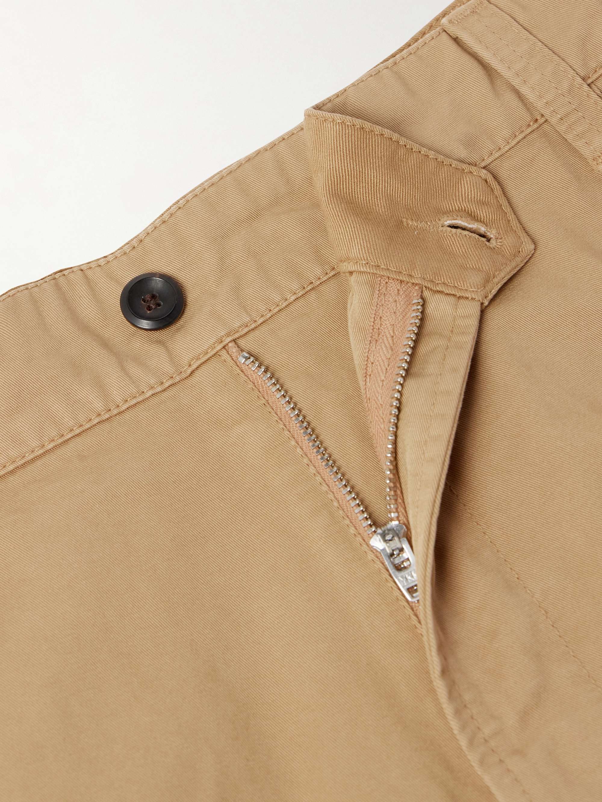 Straight-Leg Cotton-Twill Chinos view