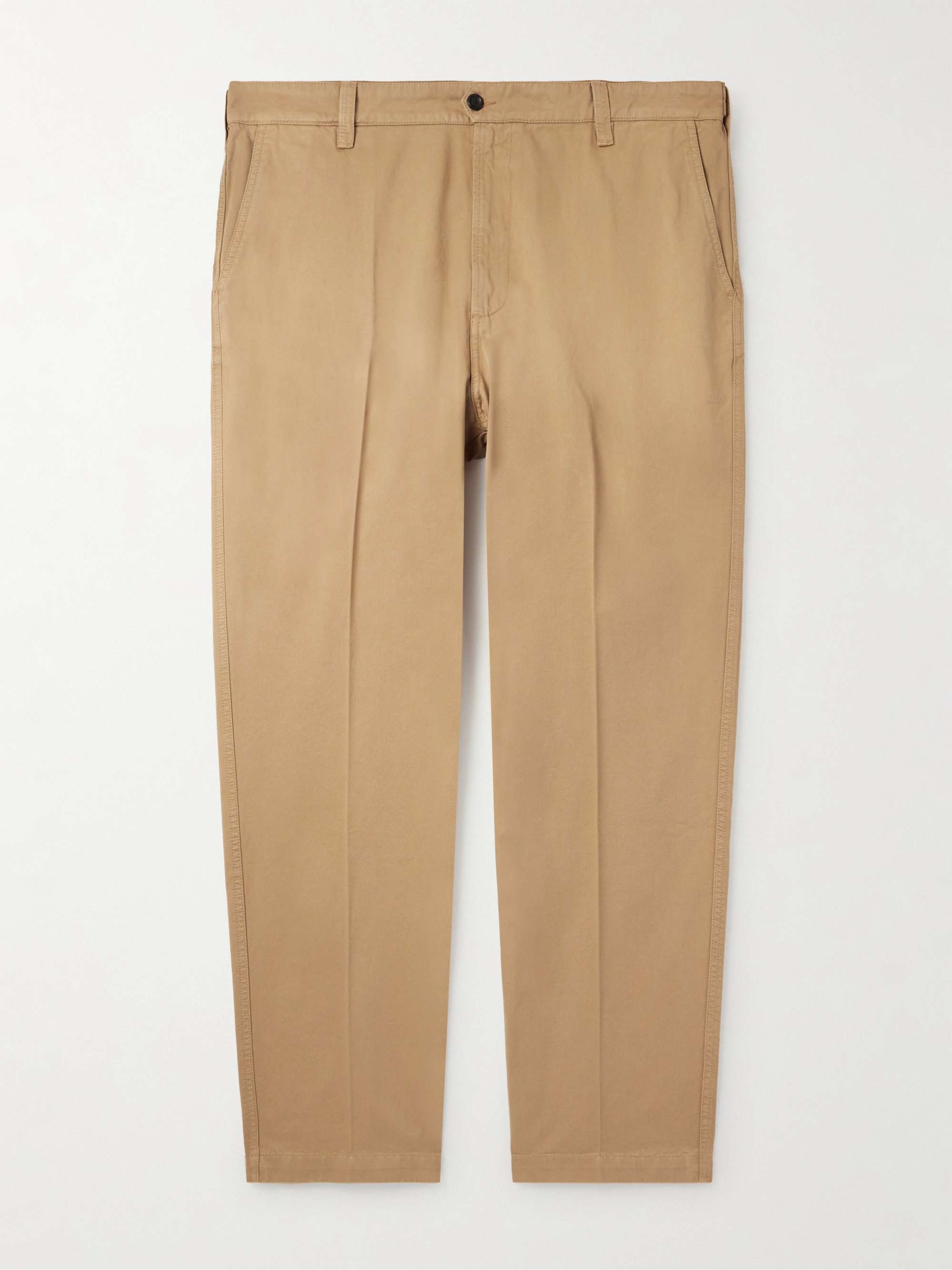 Straight-Leg Cotton-Twill Chinos view