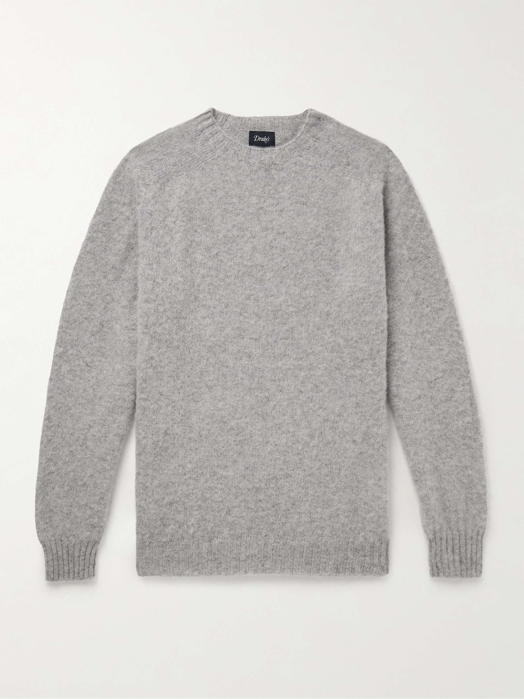 Brushed Virgin Shetland Wool Sweater view
