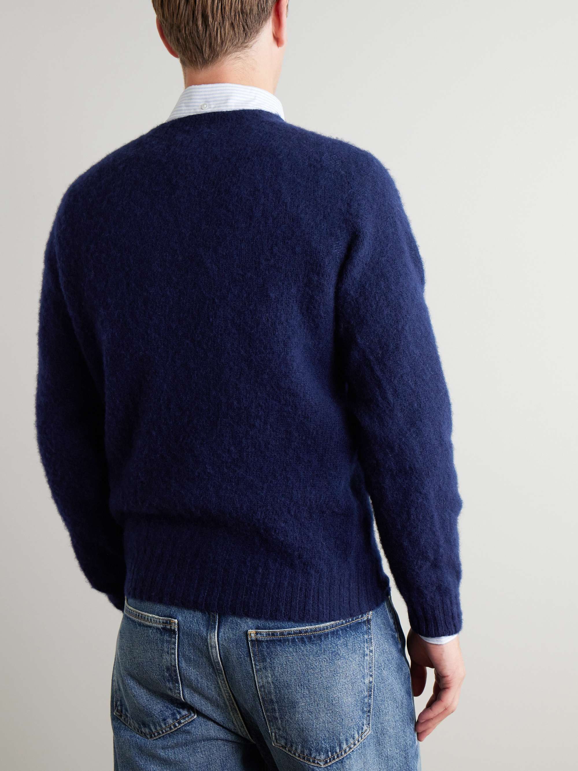 Brushed Shetland Wool Sweater view