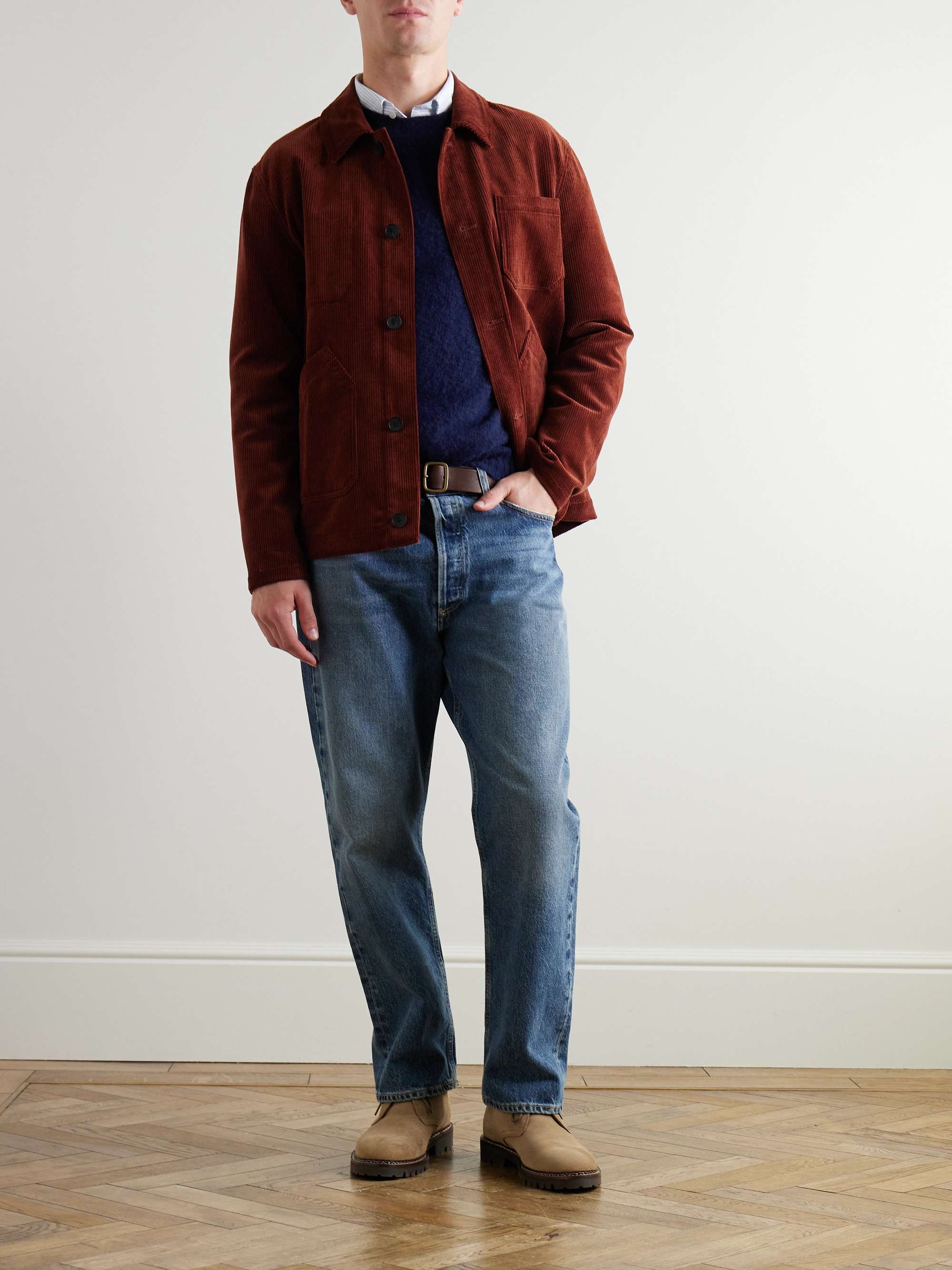 Brushed Shetland Wool Sweater view