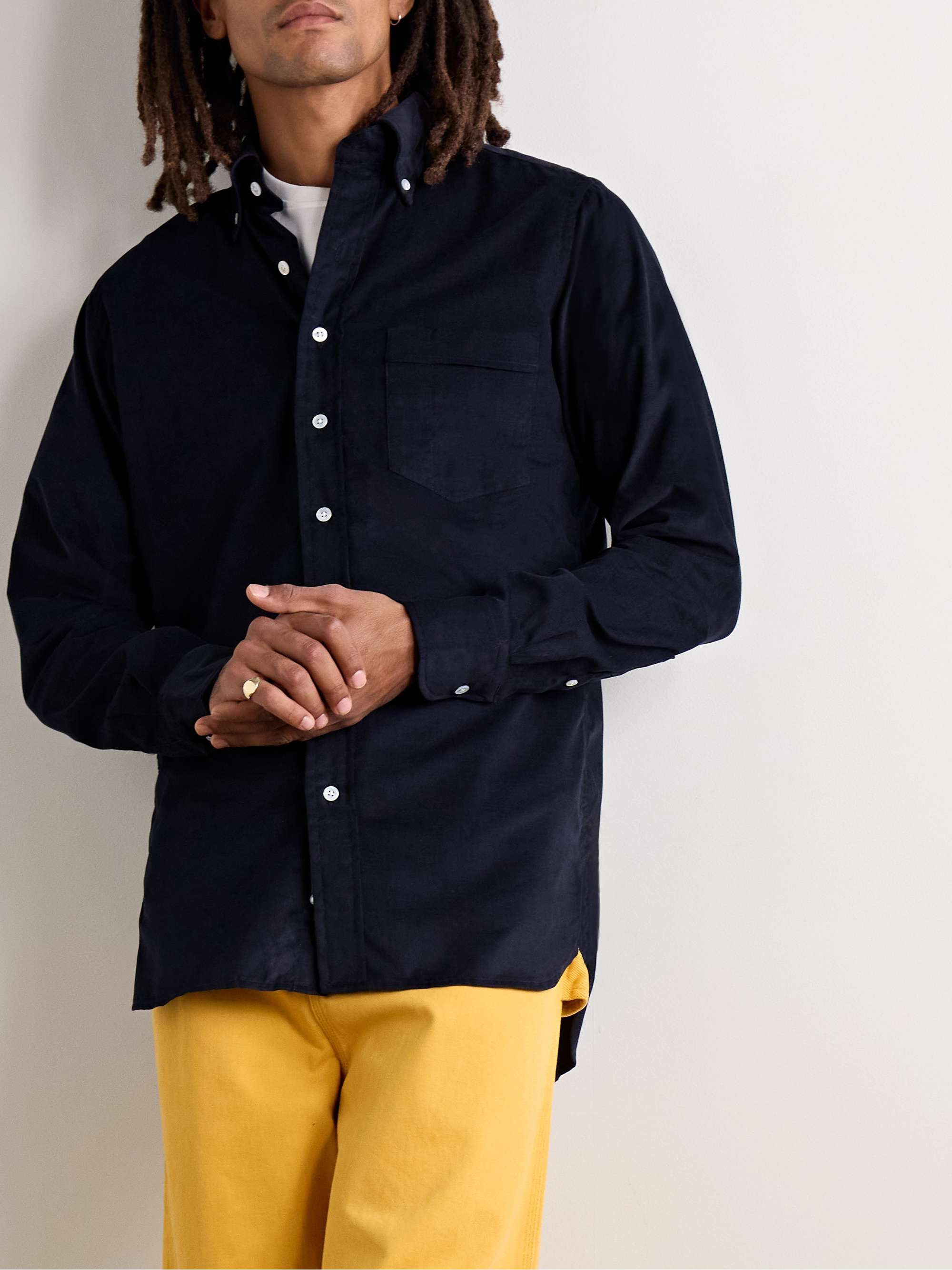 Button-Down Collar Cotton-Corduroy Shirt view