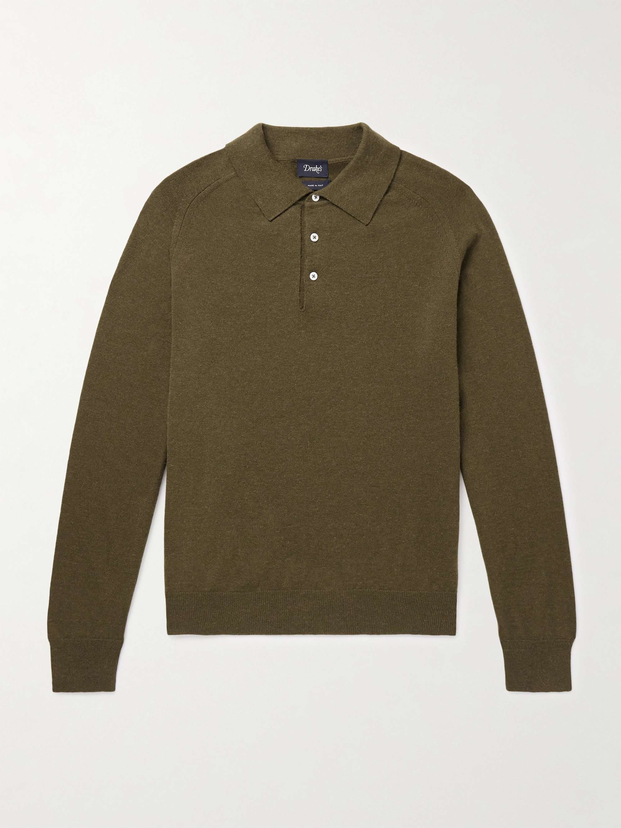 Wool and Alpaca-Blend Polo Shirt view