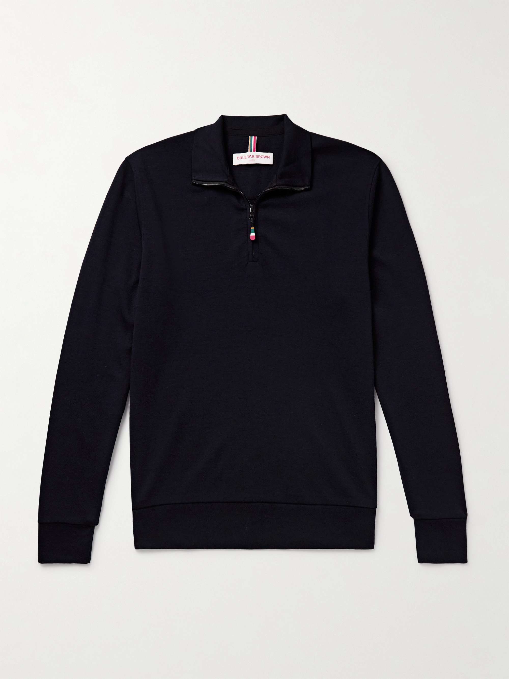 Isar Merino Wool Half-Zip Sweater view